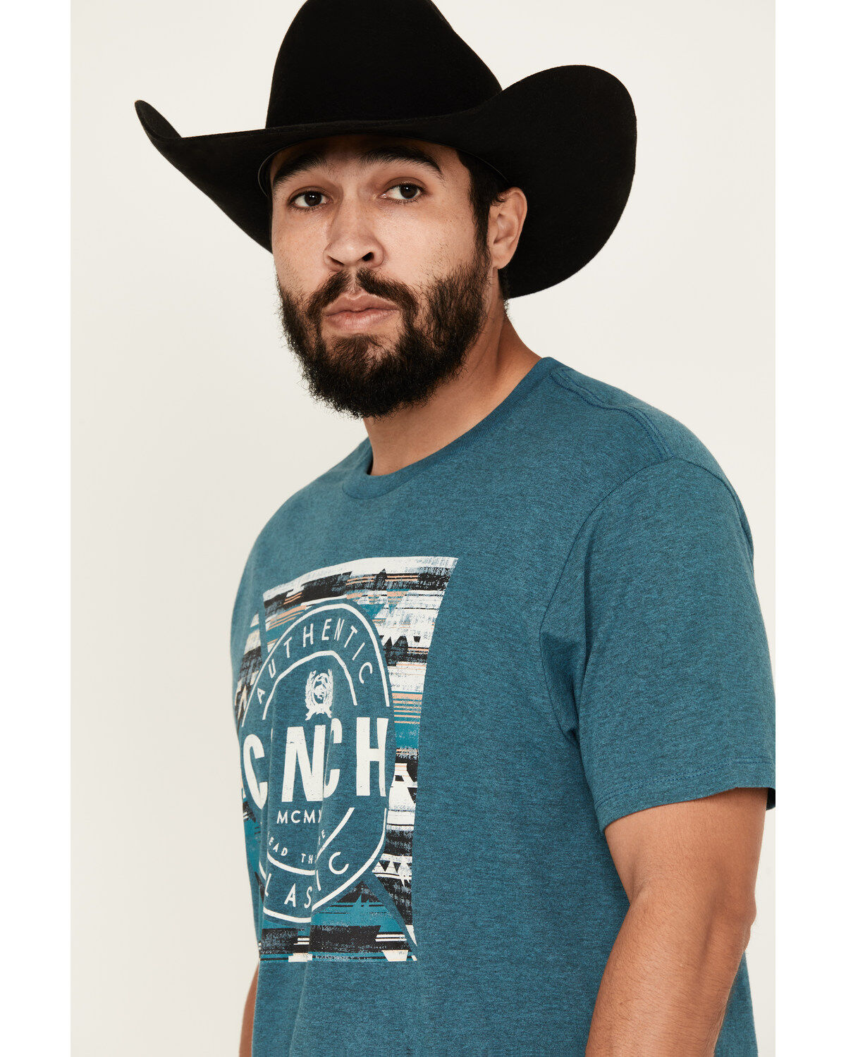 Cinch Men's Southwestern Print Logo Short Sleeve Graphic T-Shirt