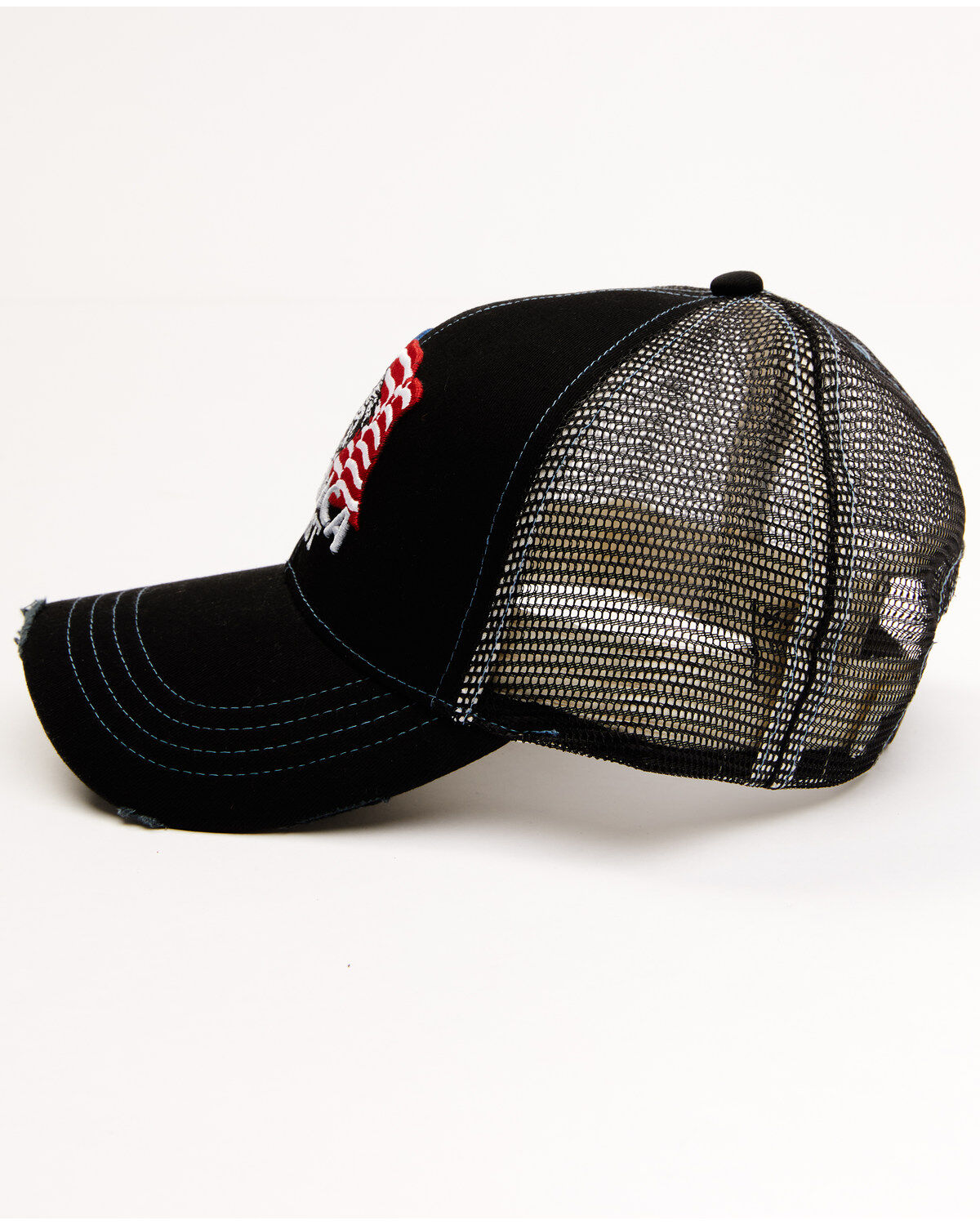 Moonshine Spirit Men's America First Flag Patch Mesh Ball Cap