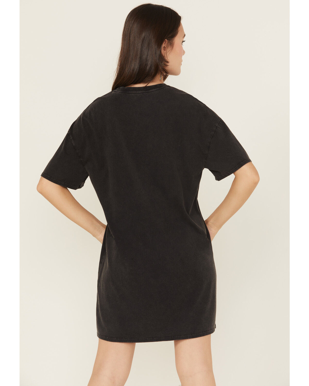 Rock & Roll Denim Women's Wild West Short Sleeve Mini Graphic T-Shirt Dress