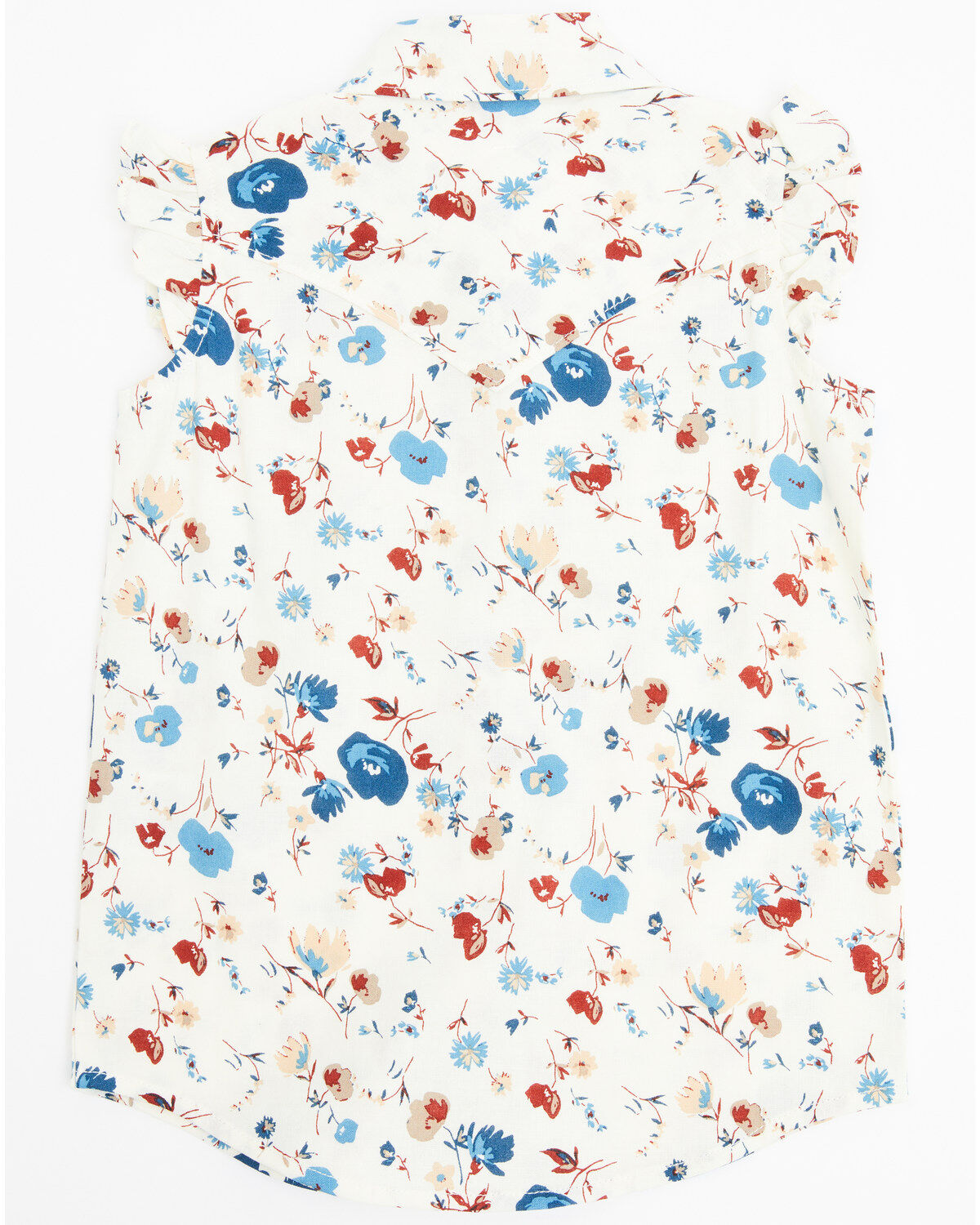Shyanne Toddler Girls' Pine Haven Floral Print Sleeveless Snap Western Shirt