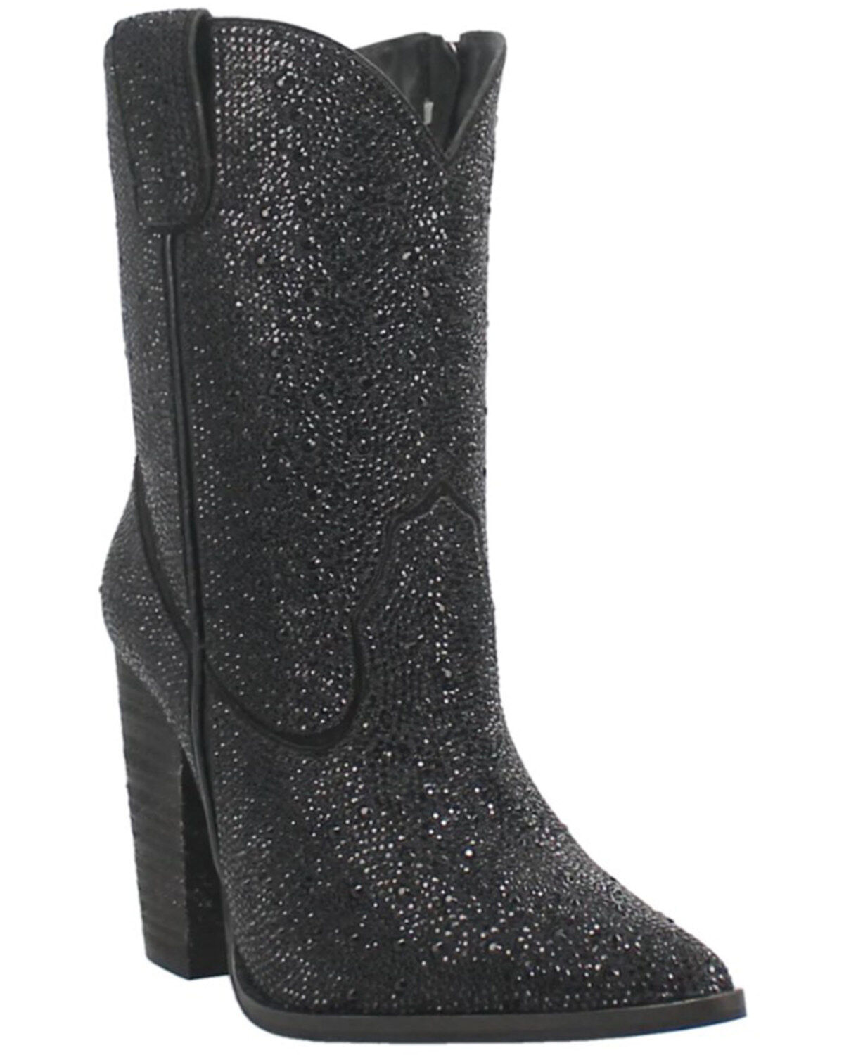 Dingo Women's Neon Moon Rhinestone Booties - Round Toe