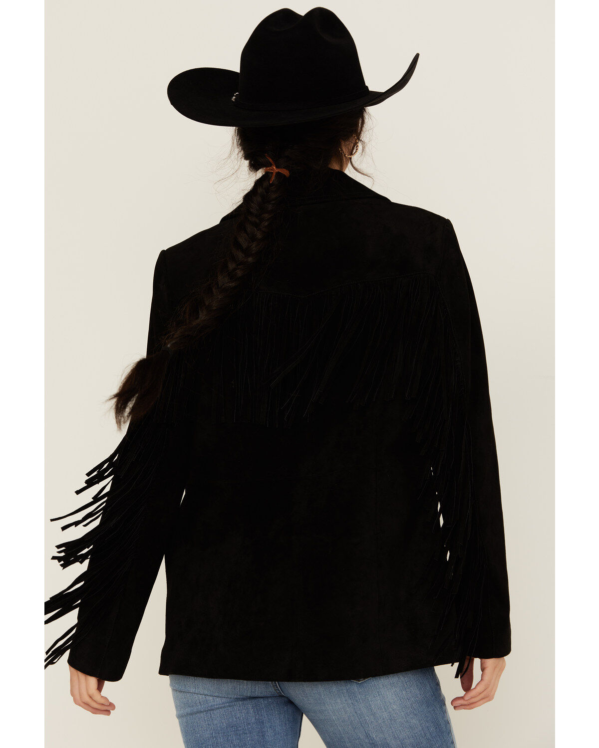 Scully Women's Solid Fringe Blazer