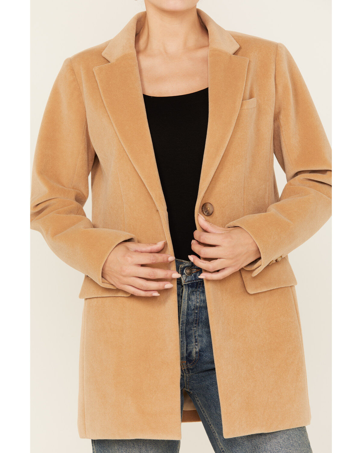 Tasha Polizzi Women's Solid Karmela Blazer