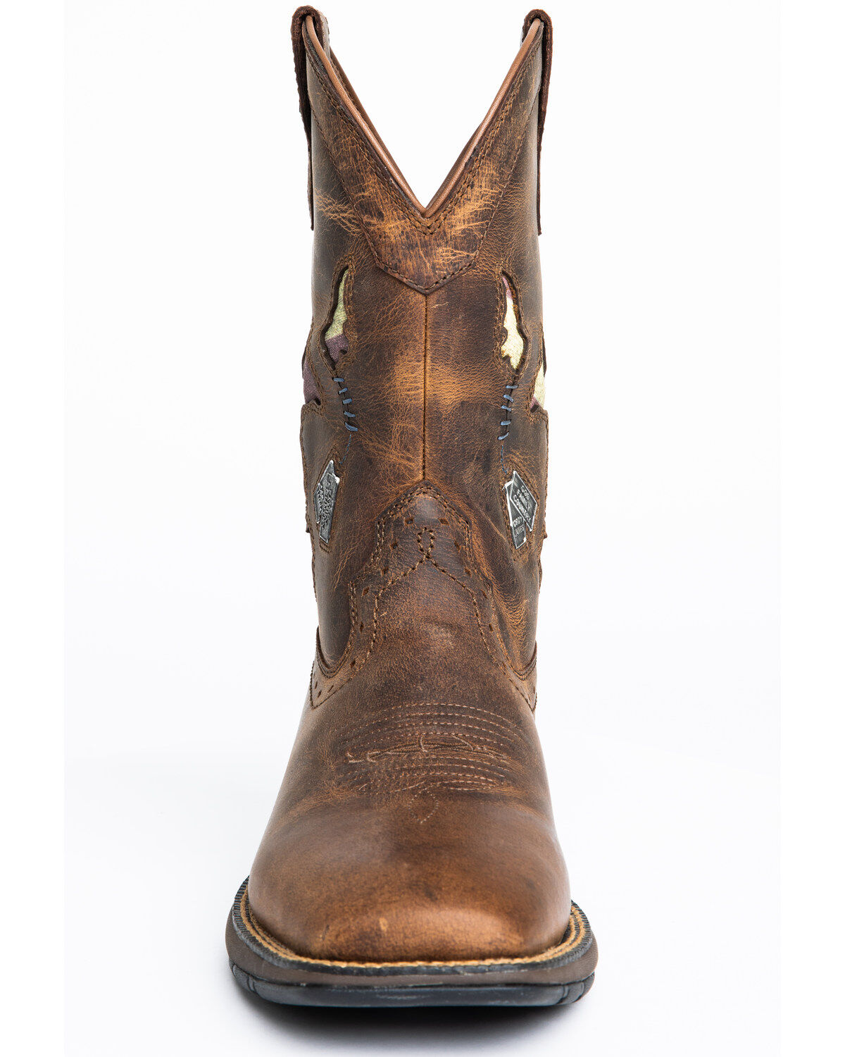 Brothers and Sons Men's Star Exports With Flag Western Performance Boots - Broad Square Toe