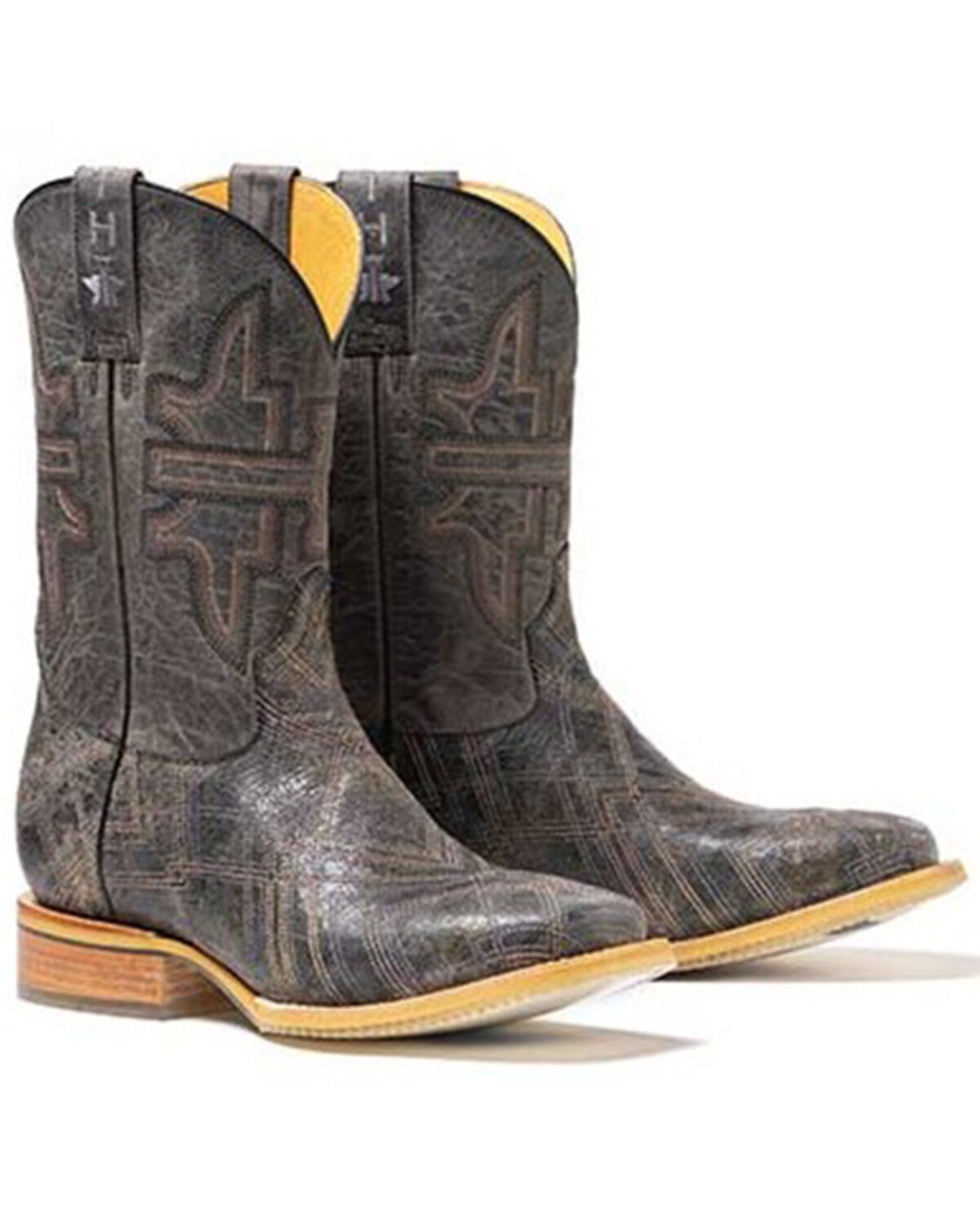 Tin Haul Men's Latidudes Western Boots - Broad Square Toe