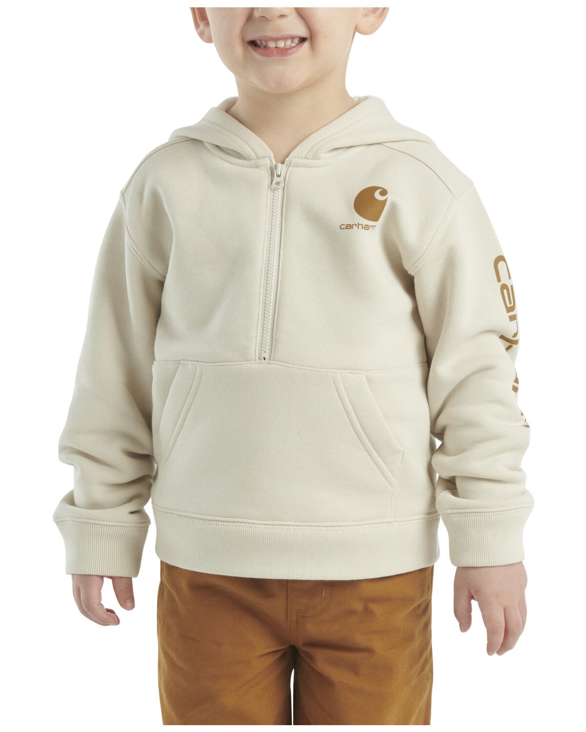 Carhartt Toddler Boys' Half Zip Hooded Pullover
