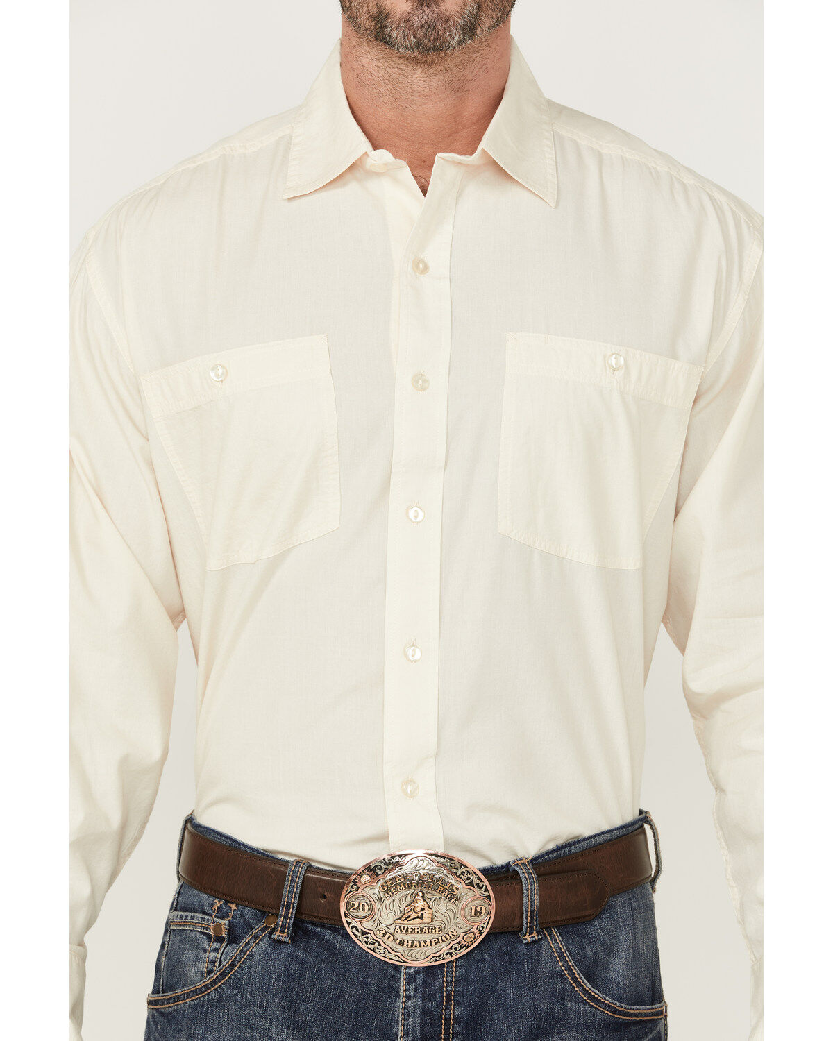 Resistol Men's Long Sleeve Button Down Western Shirt