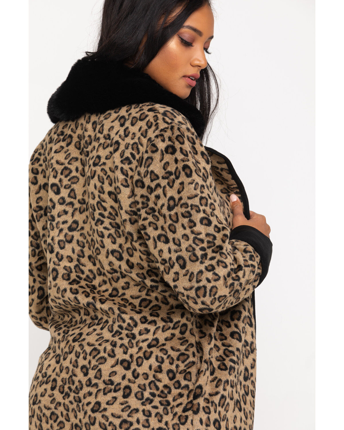 Double D Ranch Women's Leopard Cactus Cat Jacket