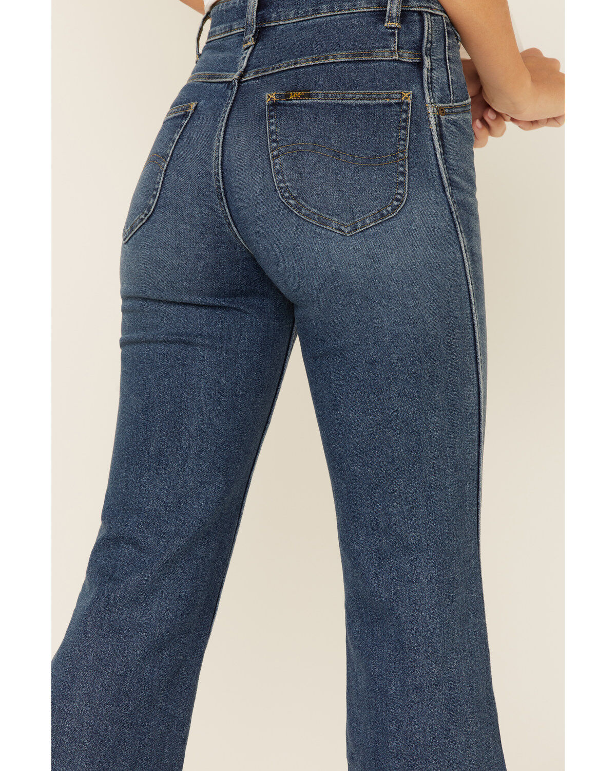 Lee Women's High Rise Super Flare Jeans