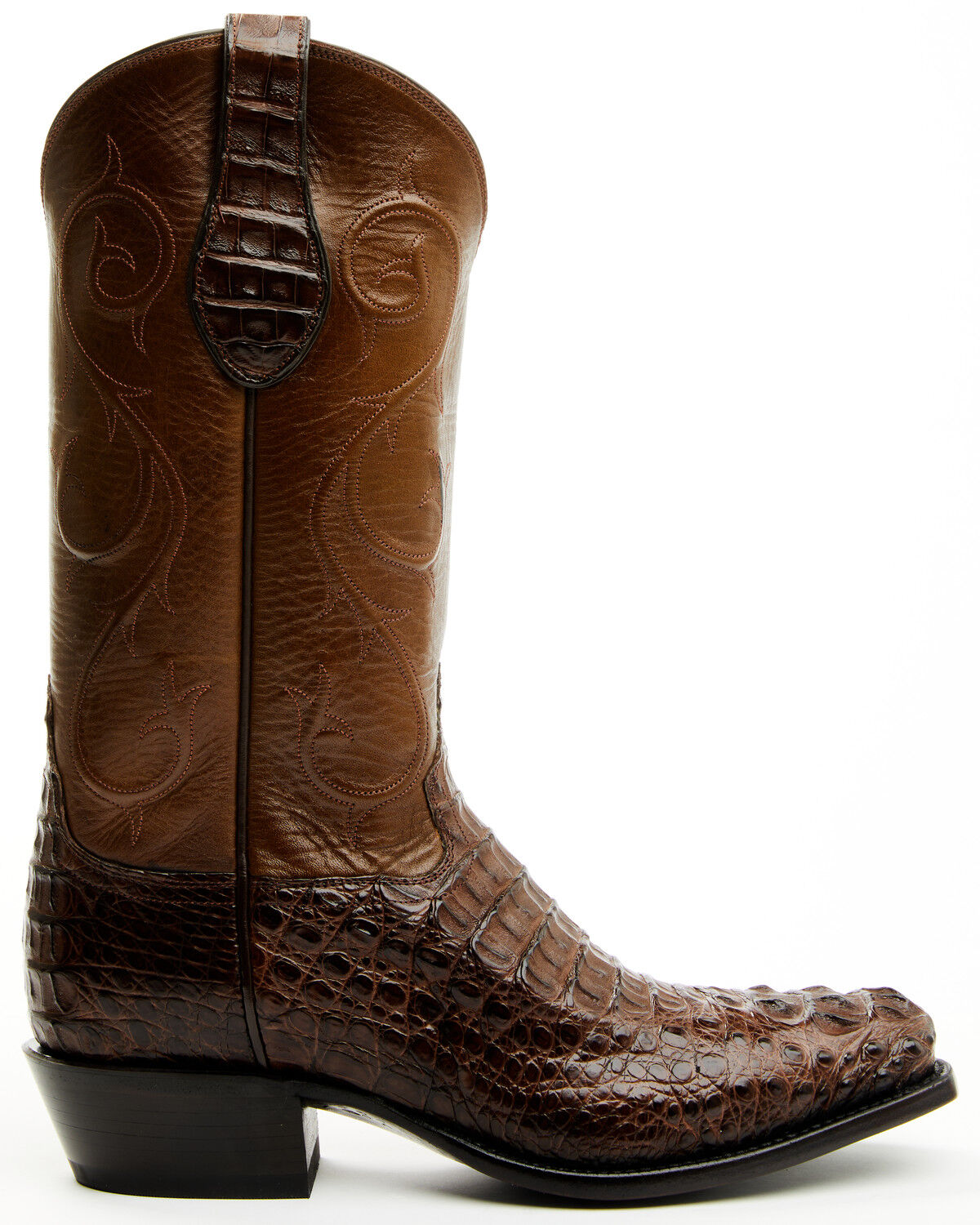 Tony Lama Men's Exotic Hornback Caiman Western Boots - Square Toe