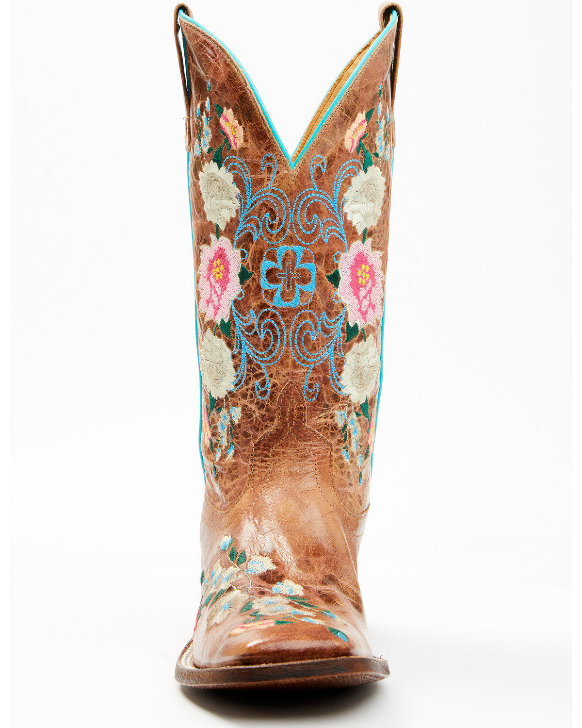 Macie Bean Women's Rose Garden Western Boots - Broad Square Toe