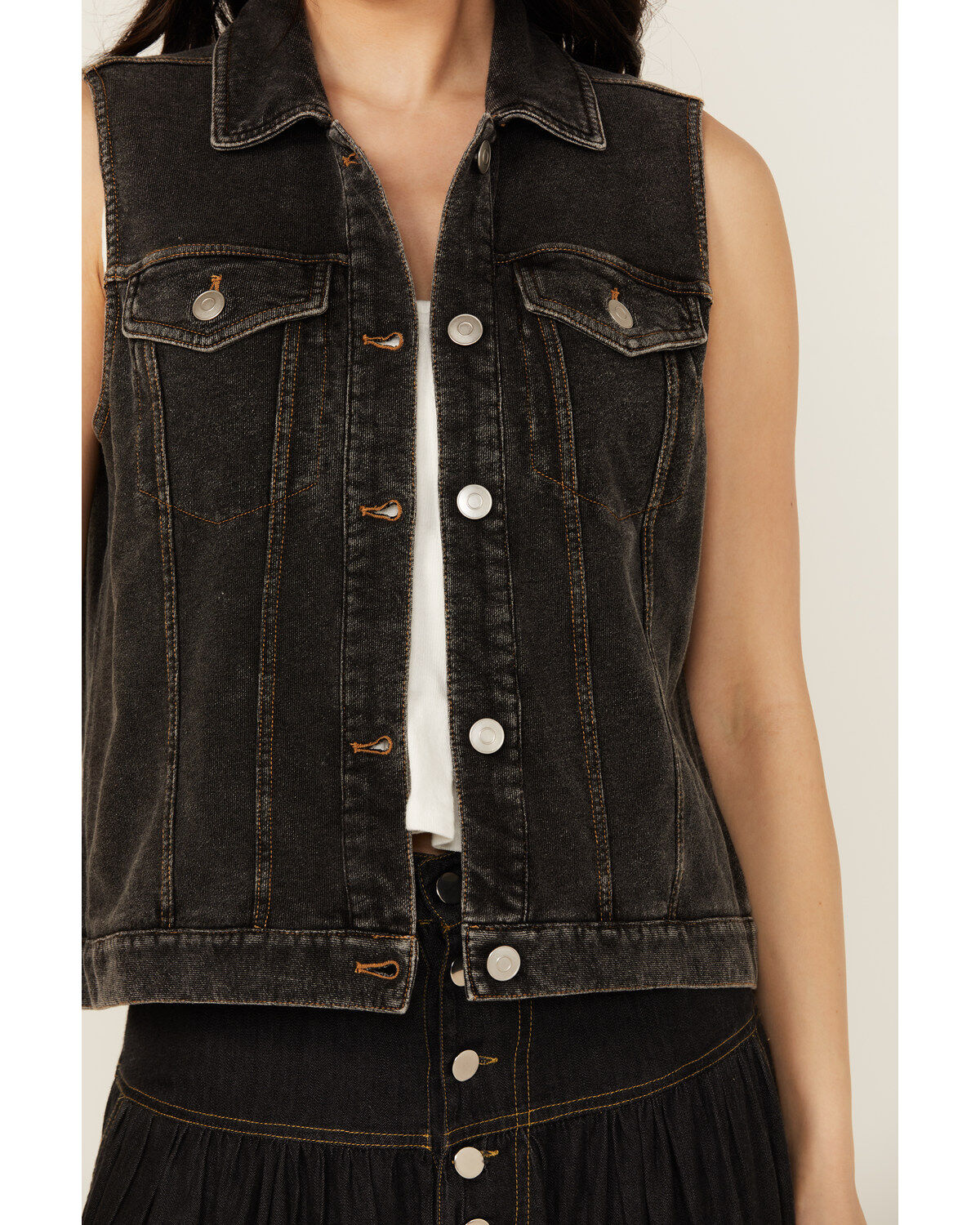 White Crow Women's Washed Knit Vest