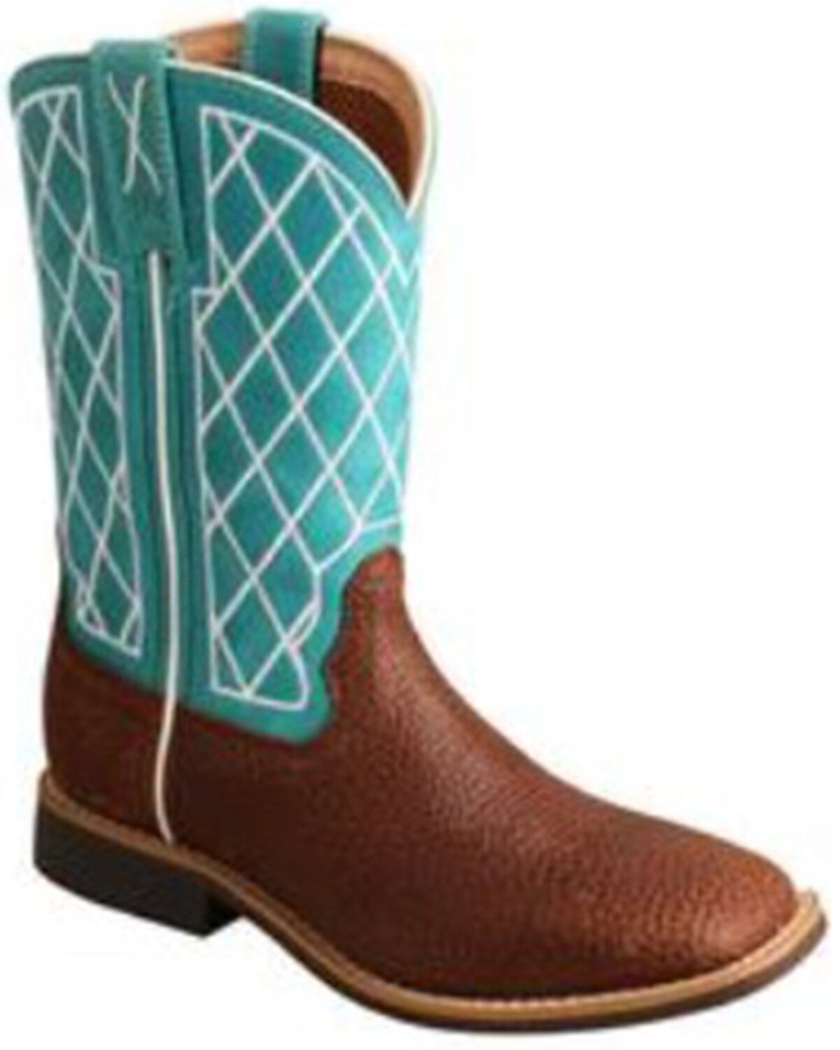 Twisted X Boys' Top Hand Western Boots - Broad Square Toe