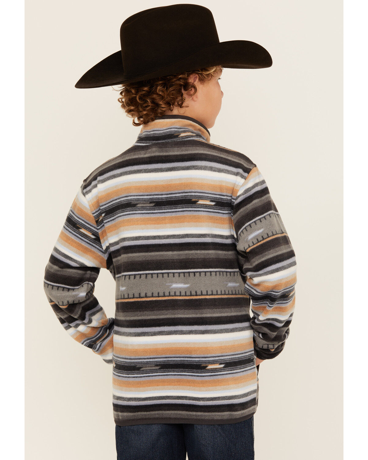 Cinch Boys' Striped Polar Fleece Pullover