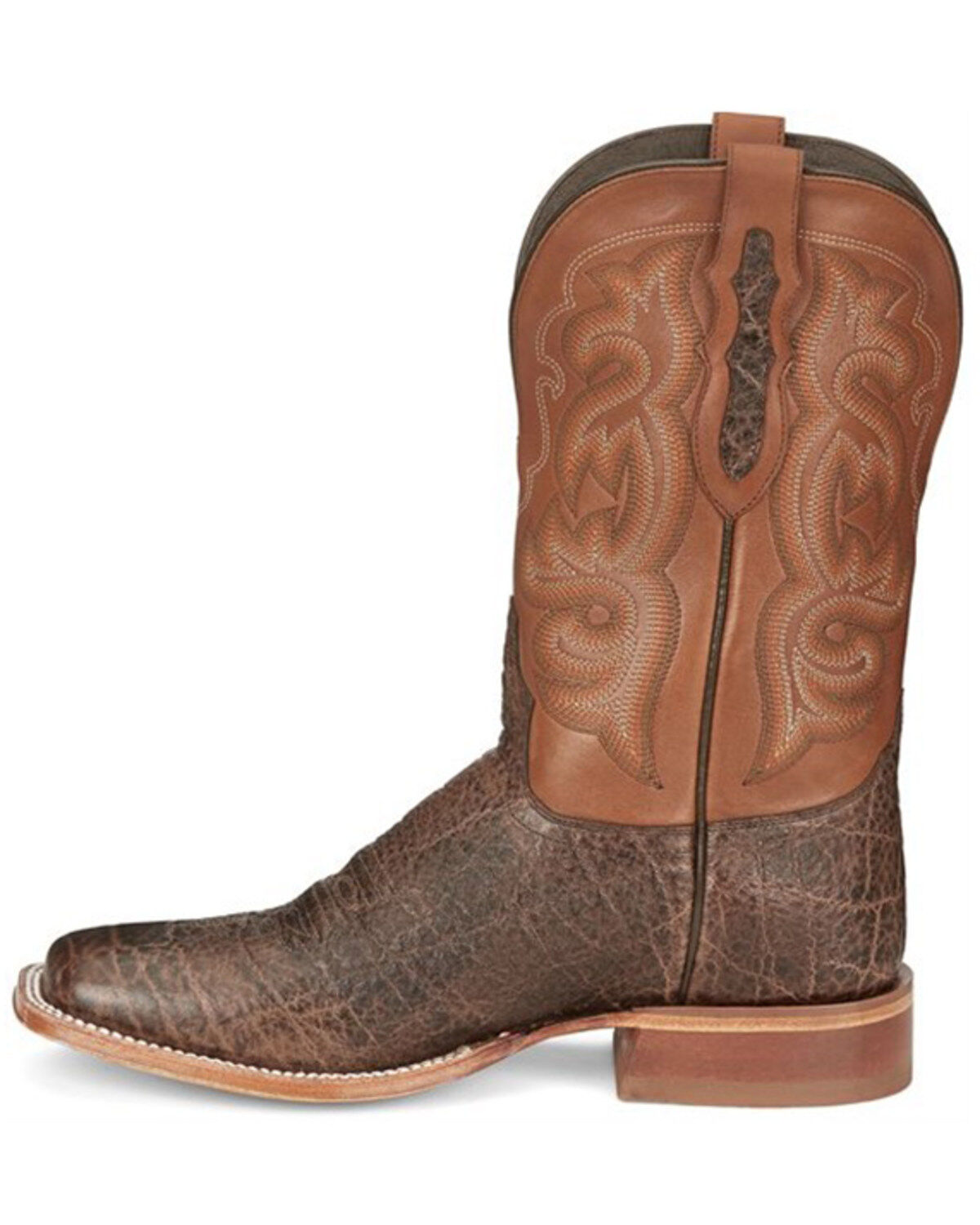 Tony Lama Men's Rowel Safari Cowhide Leather Western Boots - Square Toe