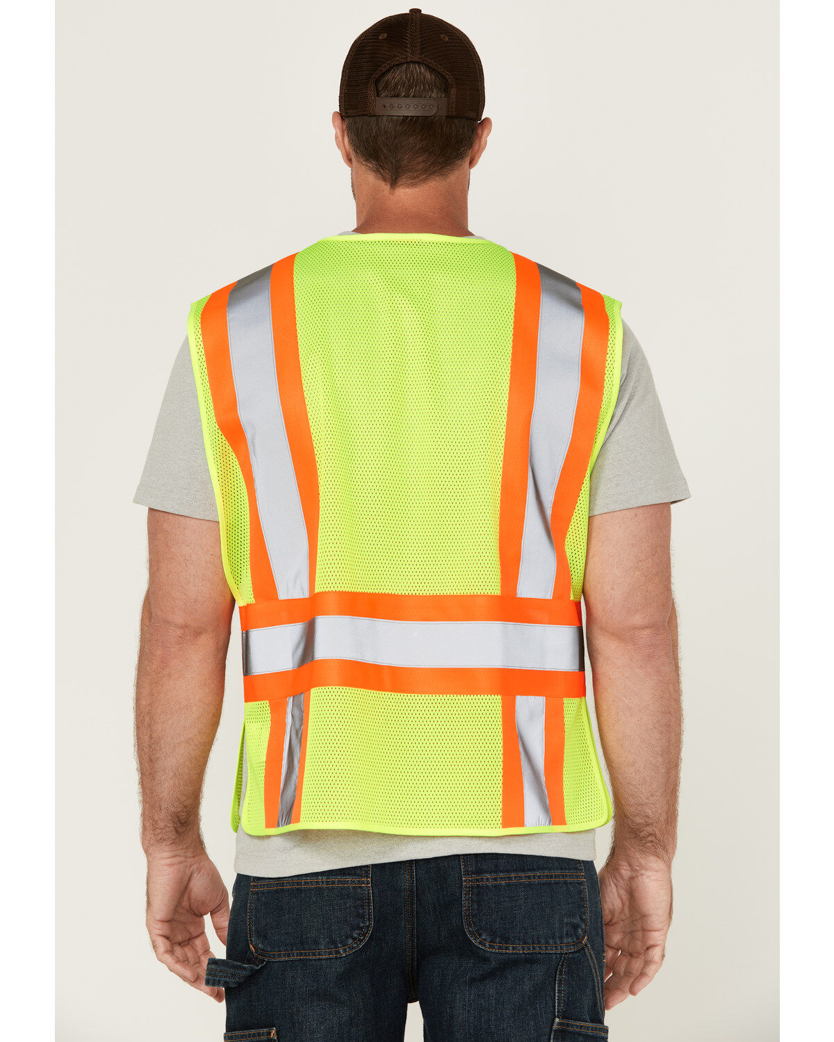 Hawx Men's 2-Tone Mesh Work Vest