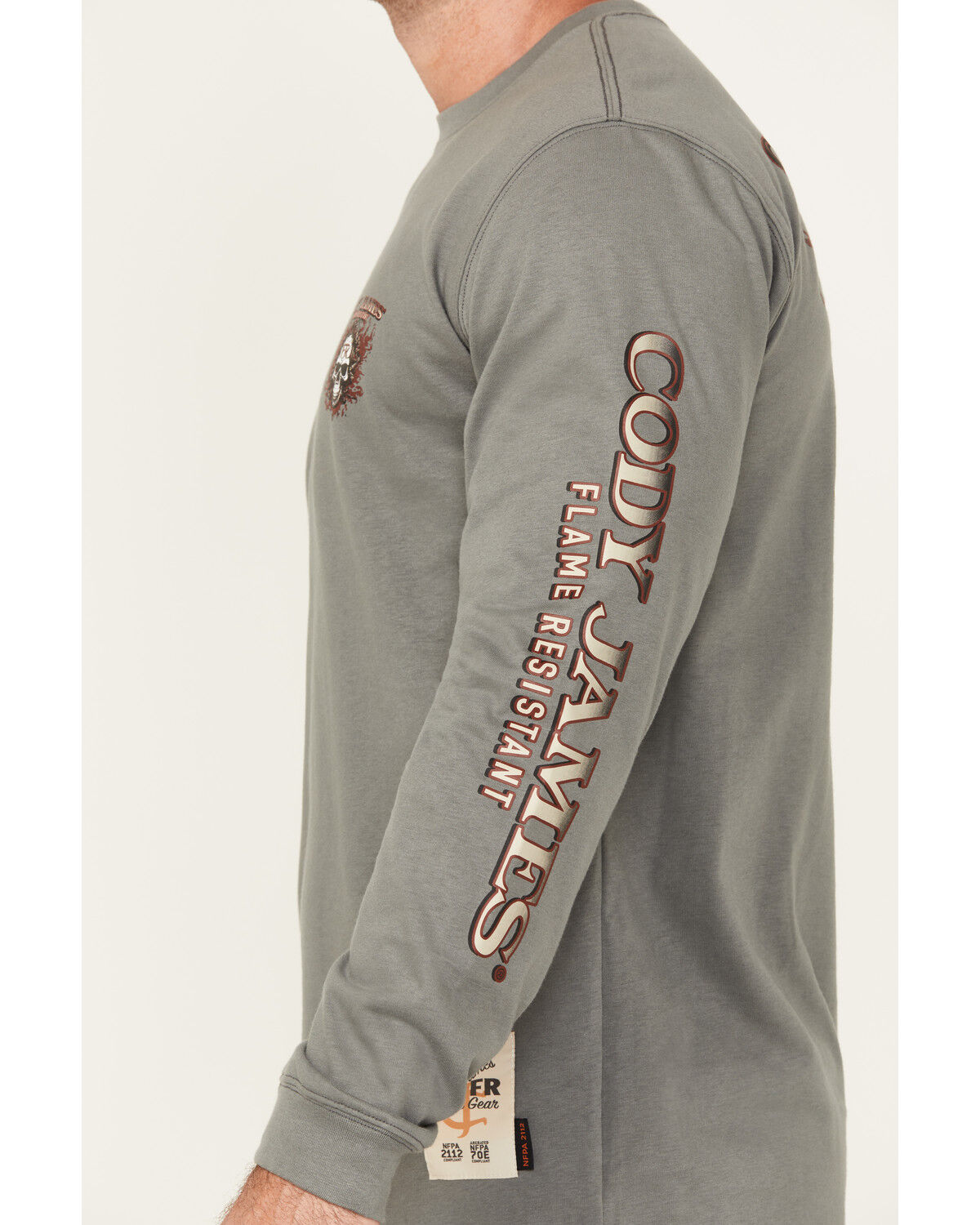 Cody James Men's FR Pyro Long Sleeve Graphic T-Shirt