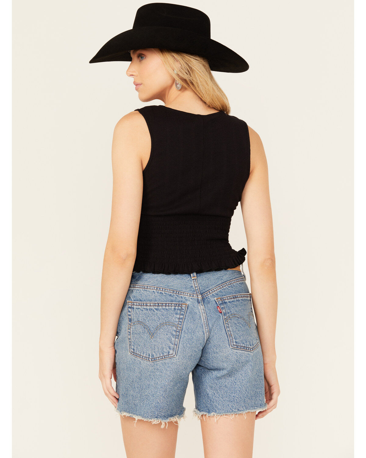 Bila Women's Sleeveless Ruched Tank