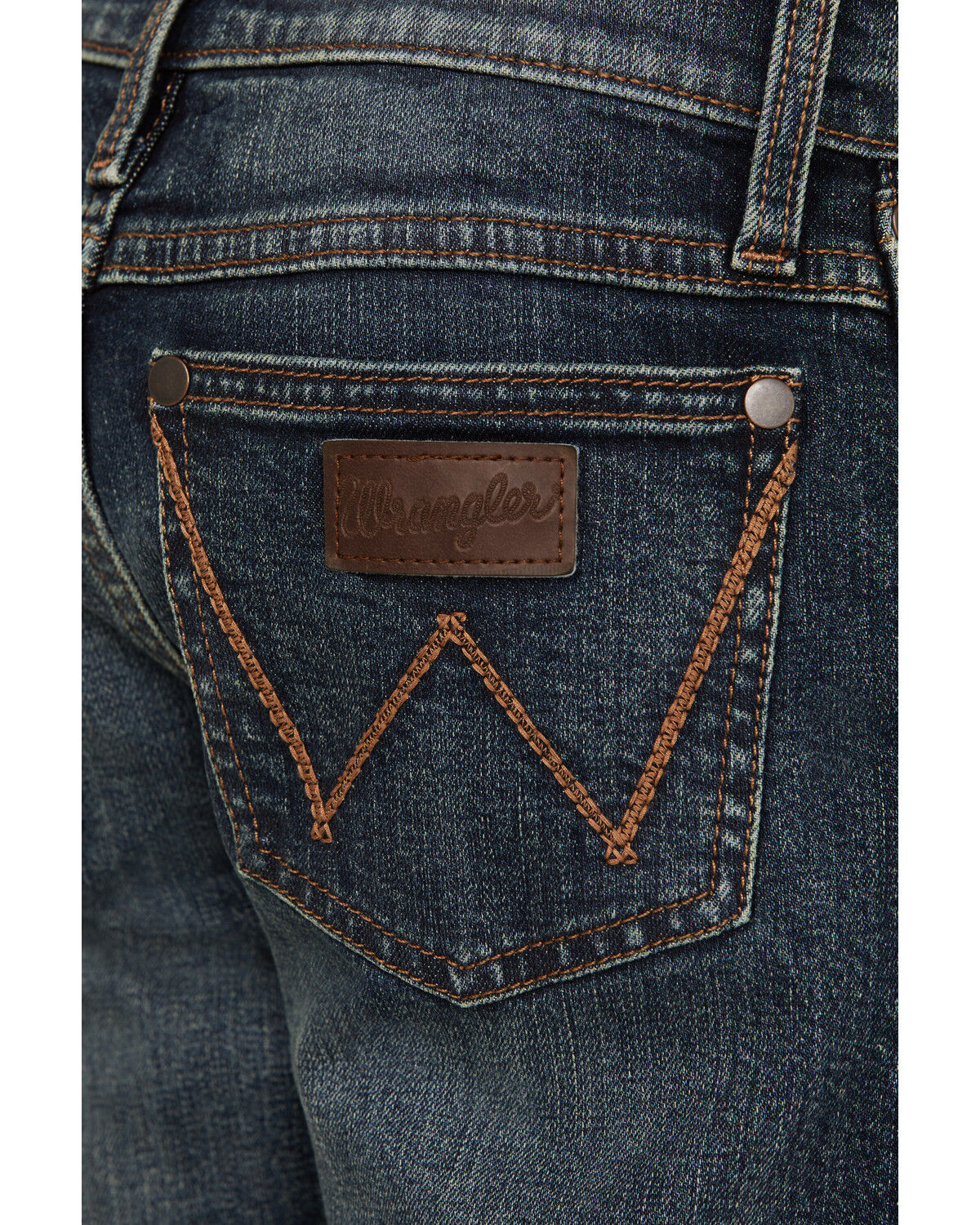 Wrangler Boys' Medium Wash Dellwood Relaxed Bootcut Stretch Jeans - Big