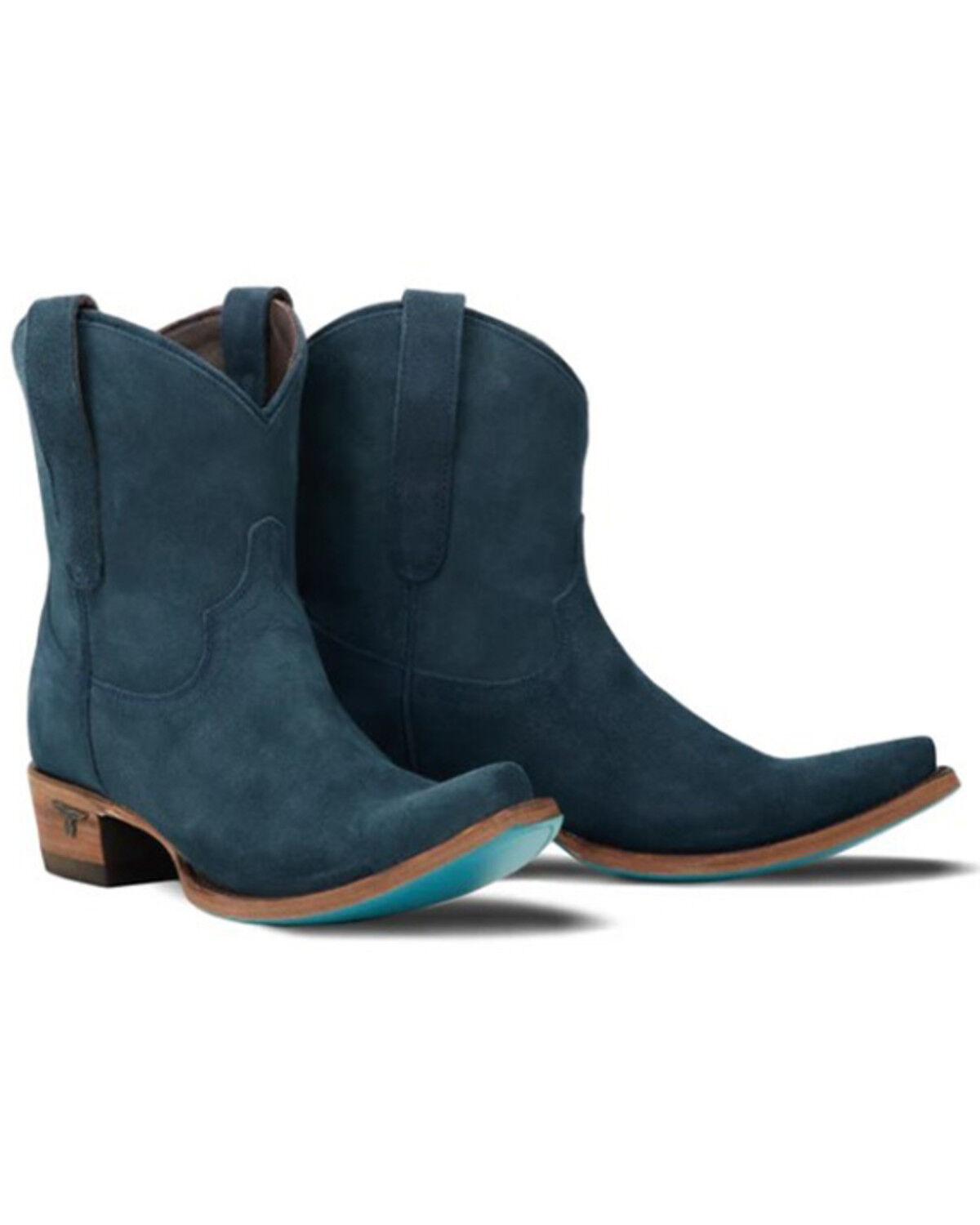 Lane Women's Emma Jane Suede Western Booties - Snip Toe