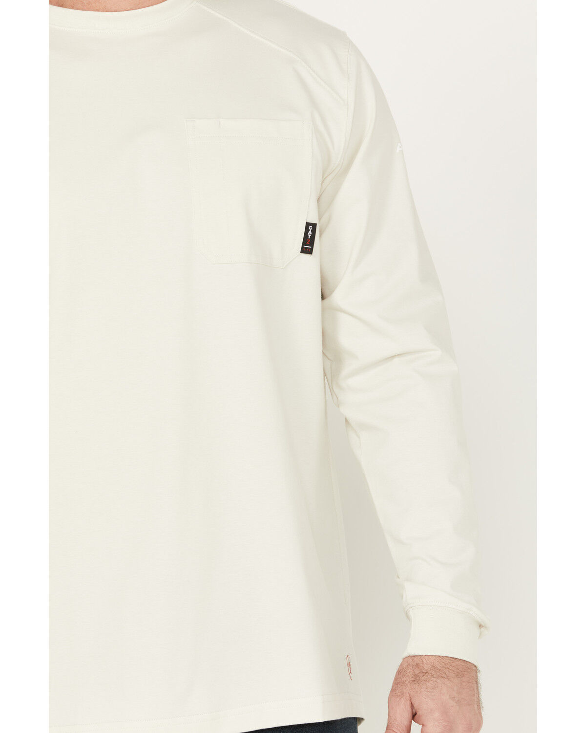 Ariat Men's FR Pima Long Sleeve Pocket Work T-Shirt