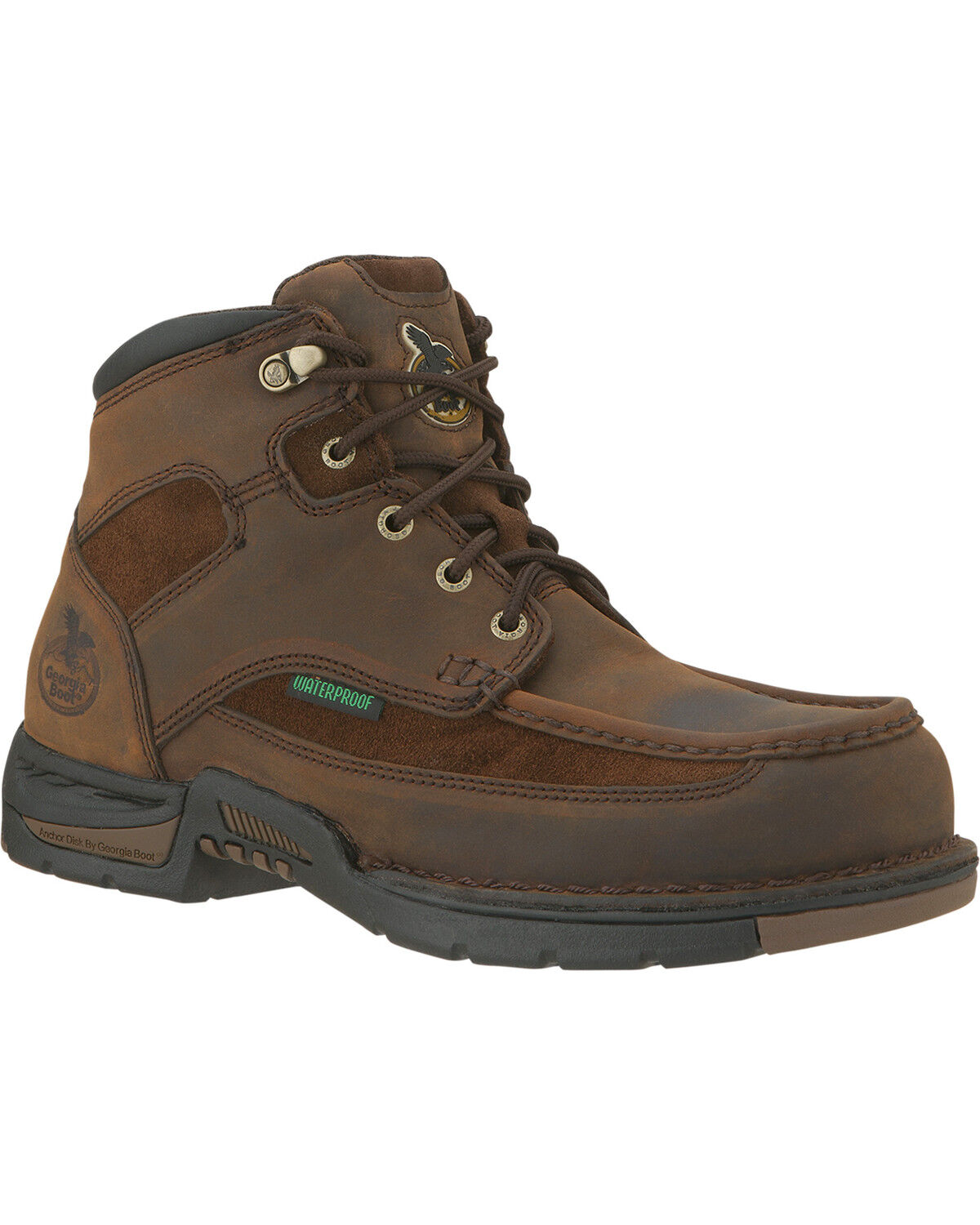 Georgia Boot Men's Athens Waterproof Work Boot - Moc Toe