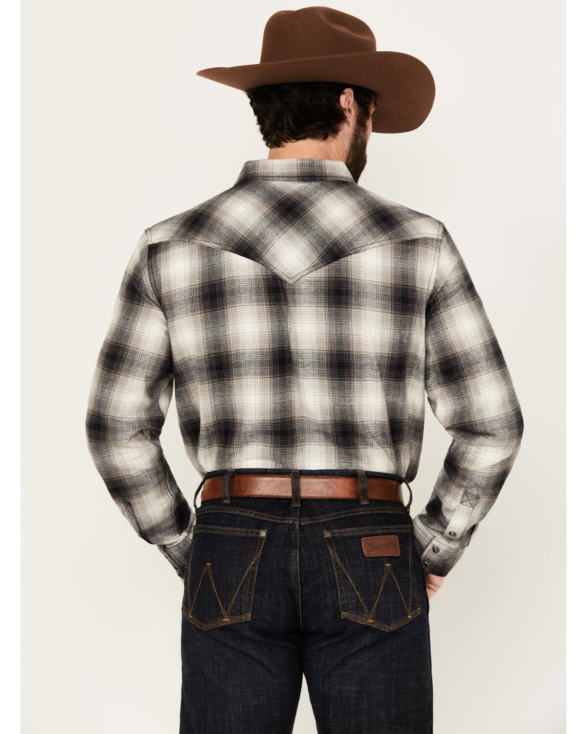 Cody James Men's Concho Plaid Print Long Sleeve Snap Western Shirt - Tall