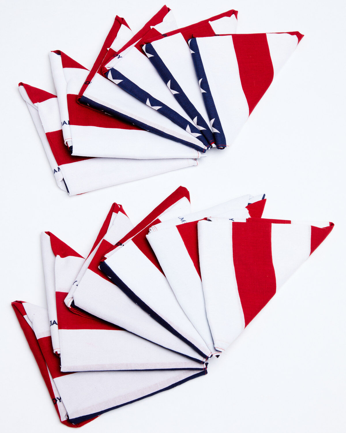 Cody James Men's Americana Flag Bandana Facemasks - 12 Pack
