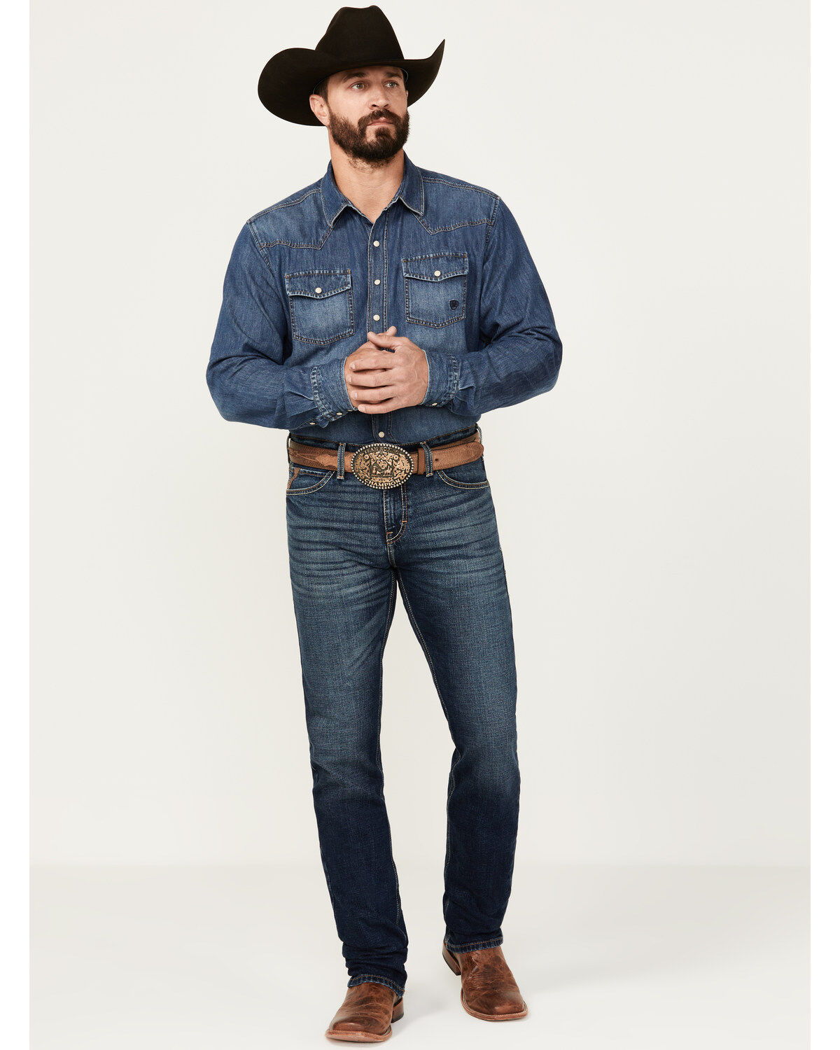Ariat Men's M8 Dark Wash Modern Stretch Art Slim Denim Jeans