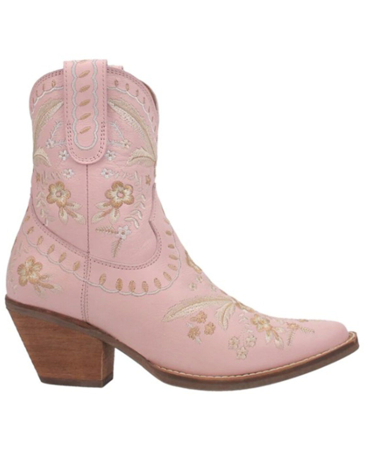 Dingo Women's Floral Western Booties - Snip Toe
