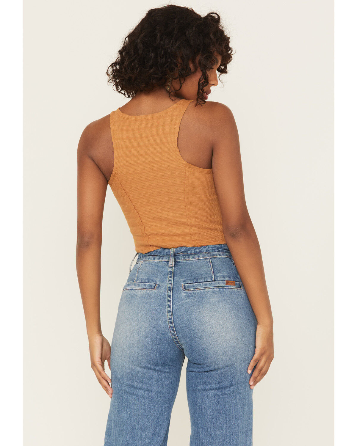 Cleo + Wolf Women's Ribbed Button-Up Vest