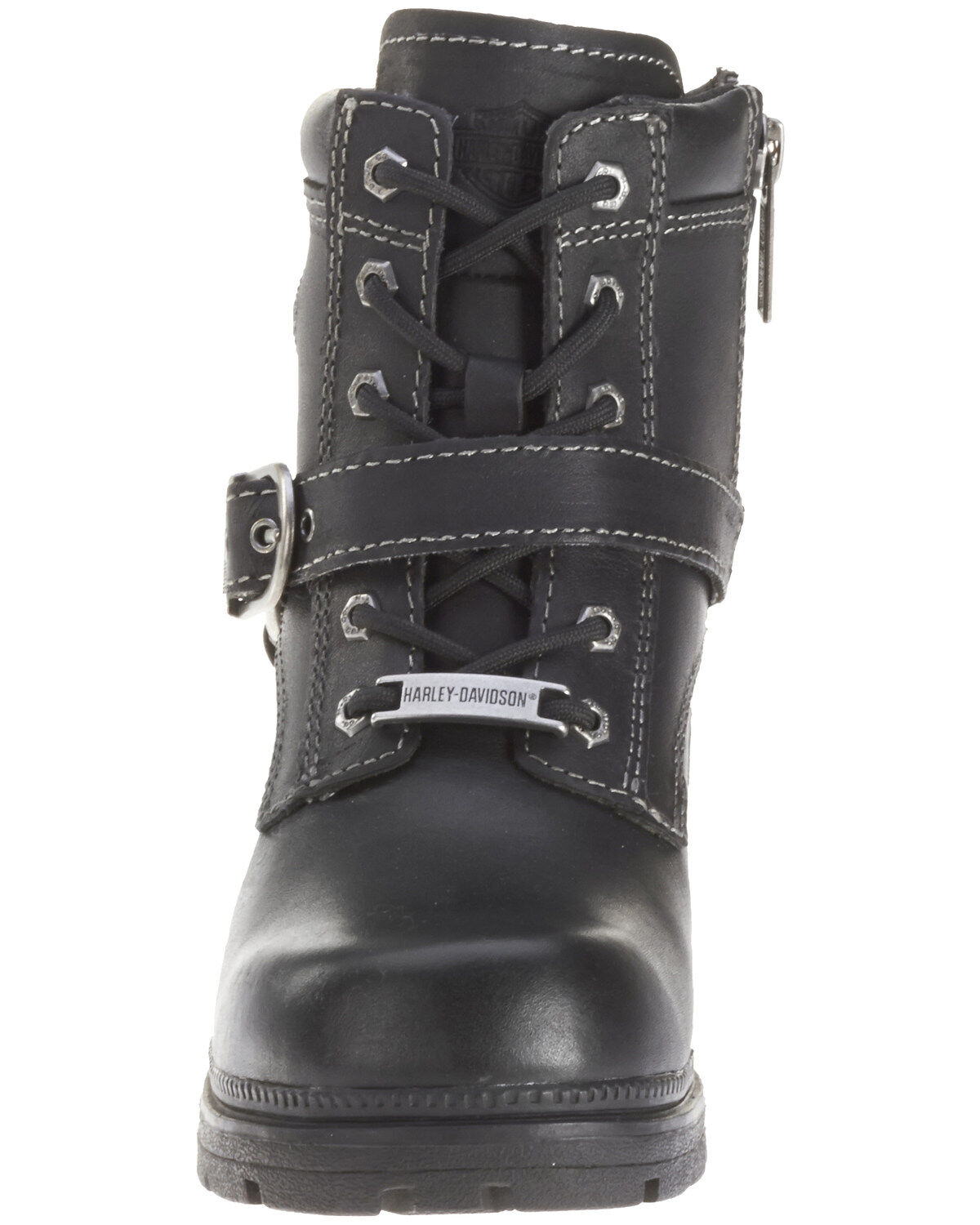 Harley Davidson Women's Tegan Lace Moto Boots - Round Toe