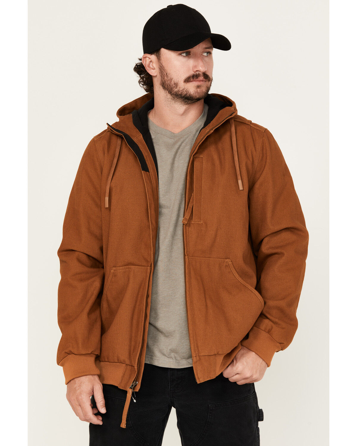 Hawx Men's Wolcott Hooded Bomber Jacket
