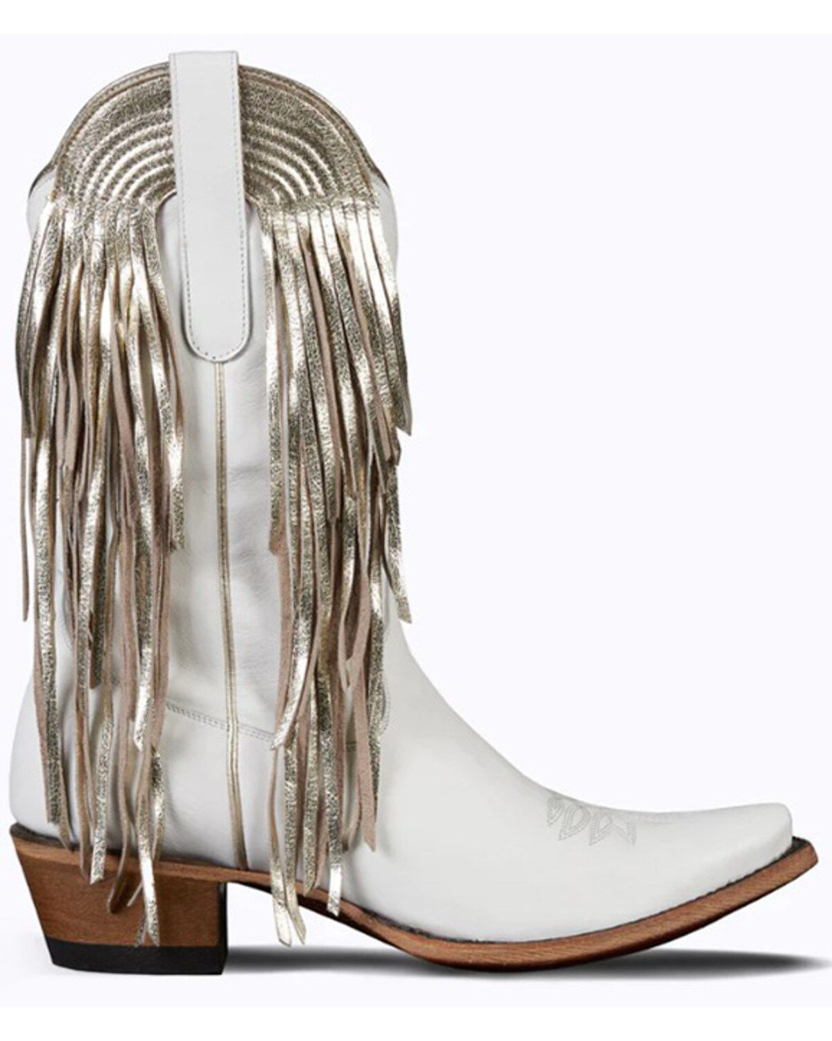 Lane Women's Fringe Star Western Boots - Snip Toe