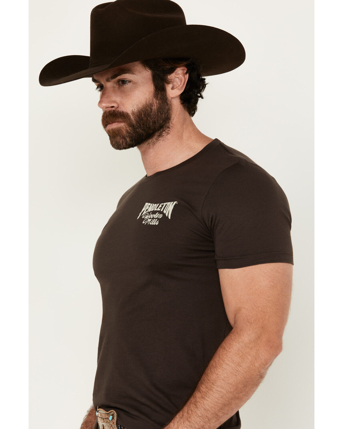 Pendleton Men's Cowboy Logo Short Sleeve Graphic T-Shirt