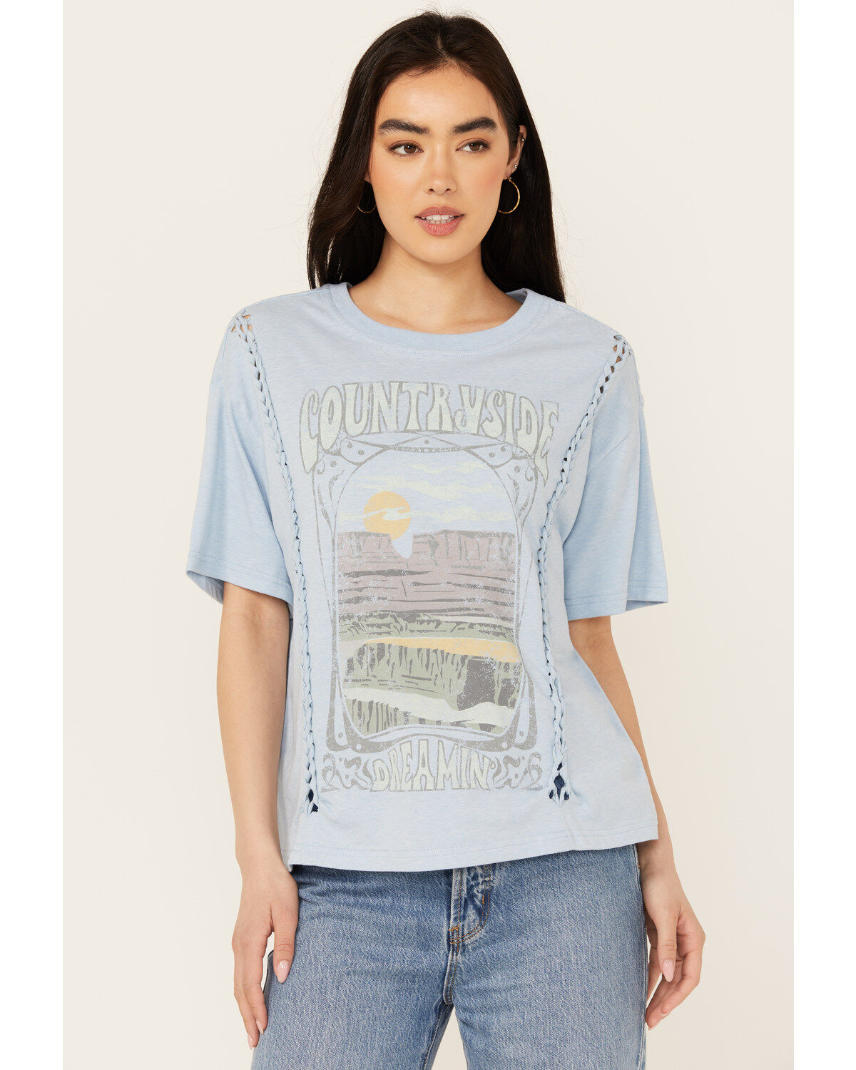 Cleo + Wolf Women's Ariette Short Sleeve Graphic Tee