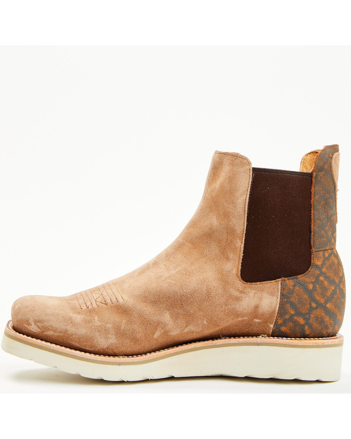 Horse Power Suede Chelsea Boots - Square Toe