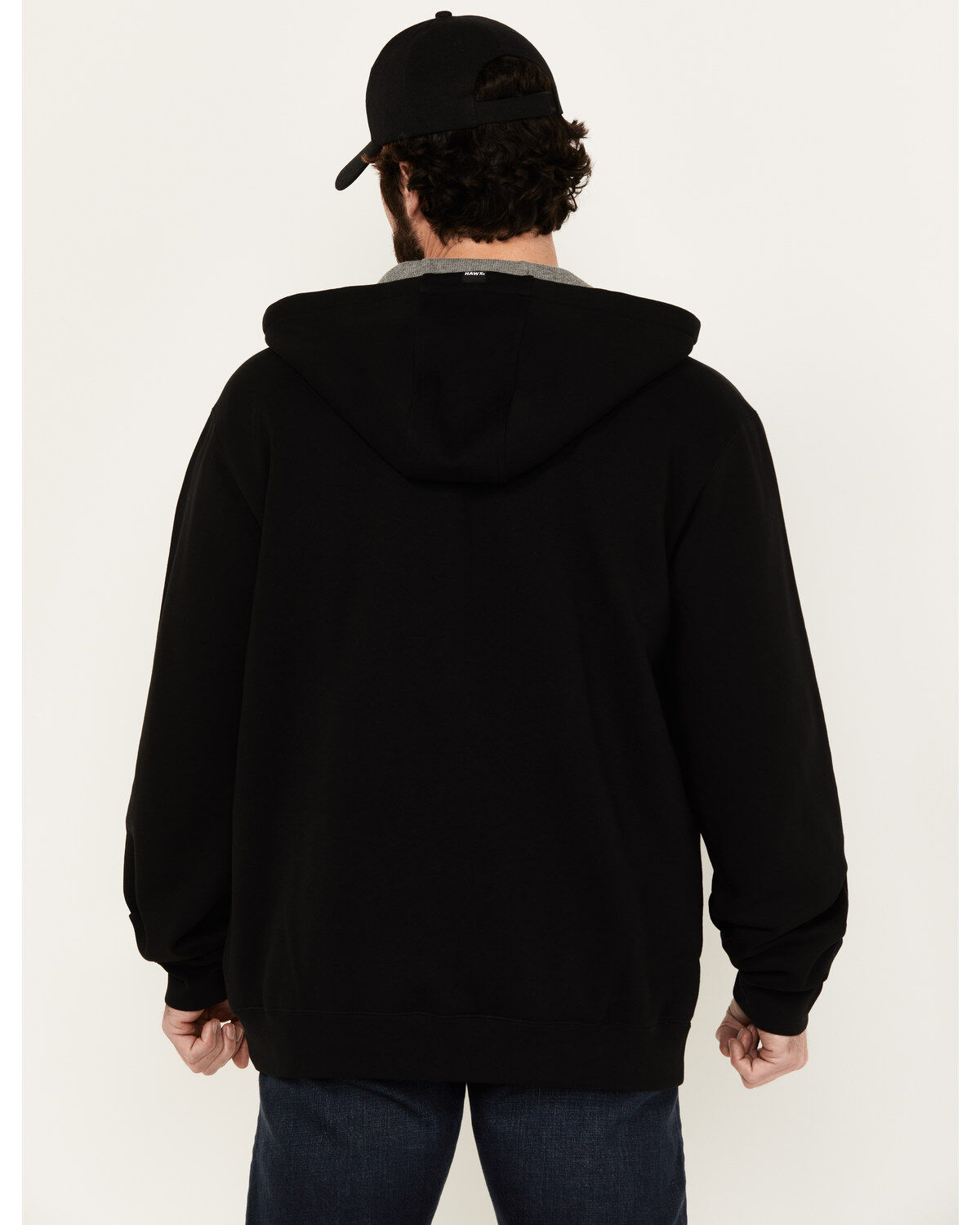 Hawx Men's Zip Front Hooded Zip Jacket