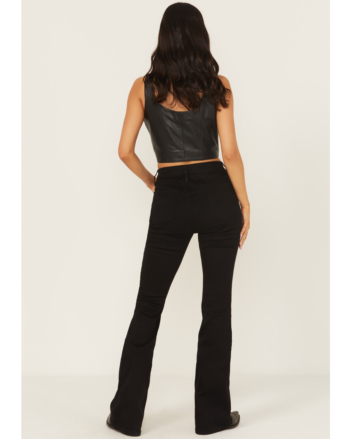 Idyllwind Women's Outlaw High Rise Flare Embroidered Super Stretch Denim Jeans