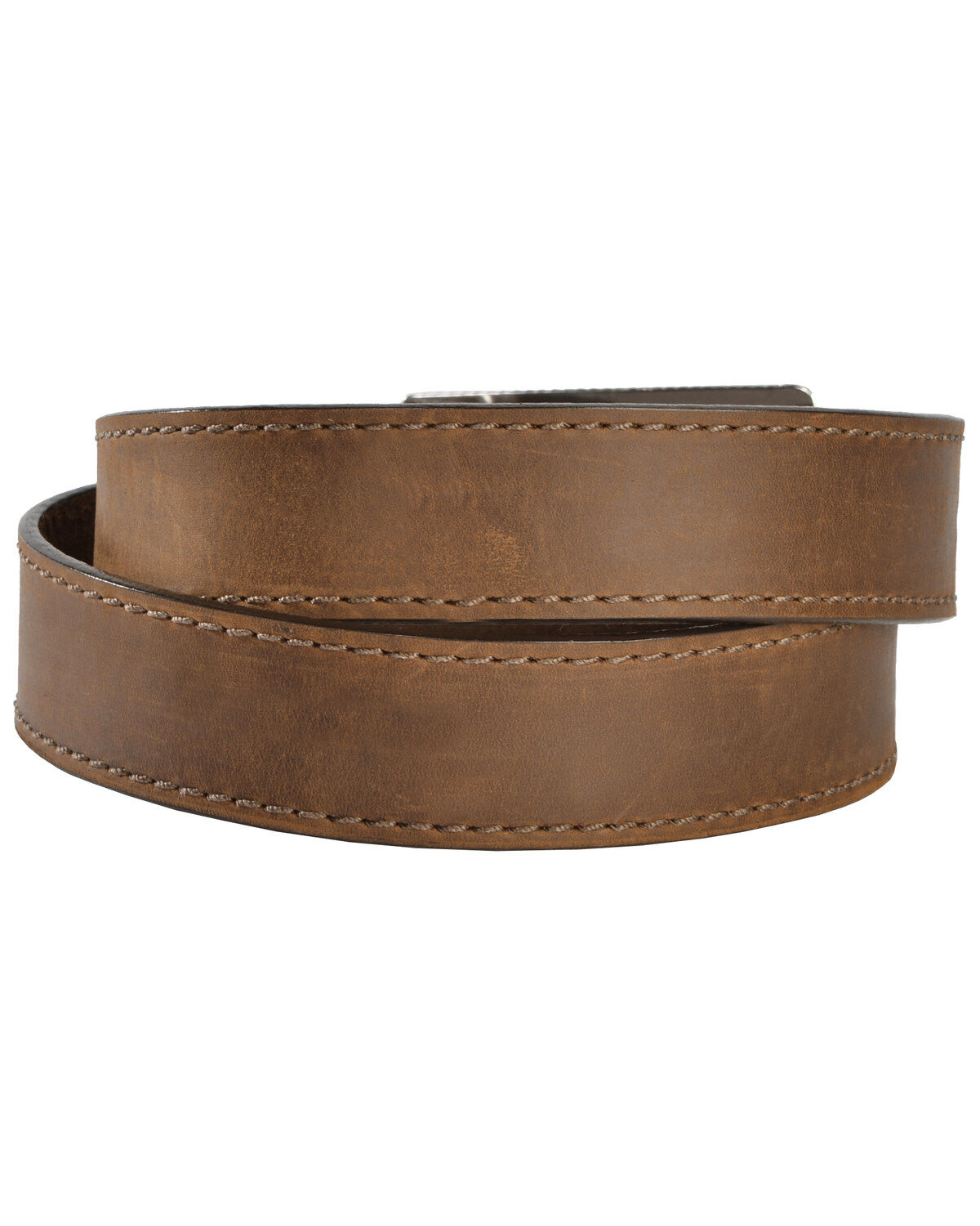 Justin Men's Flying High Leather Belt with Flag Buckle
