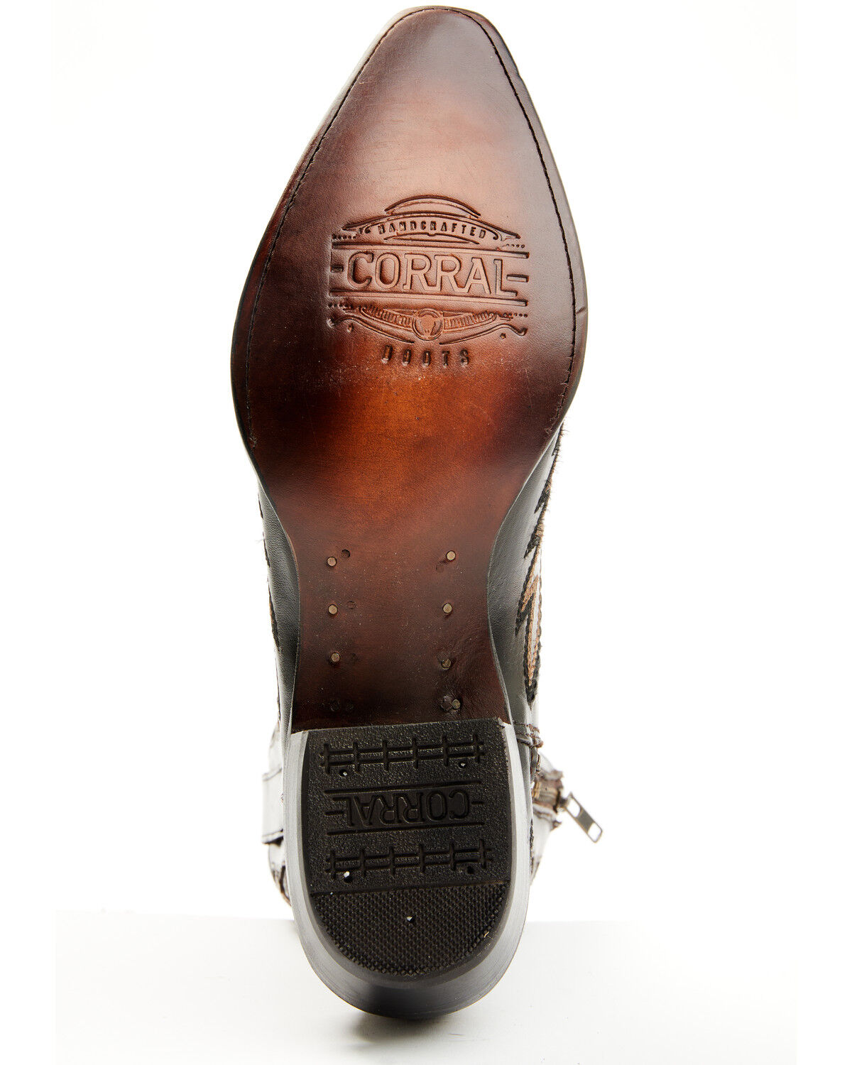 Corral Men's Inlay And Embroidered Short Western Boots - Snip Toe