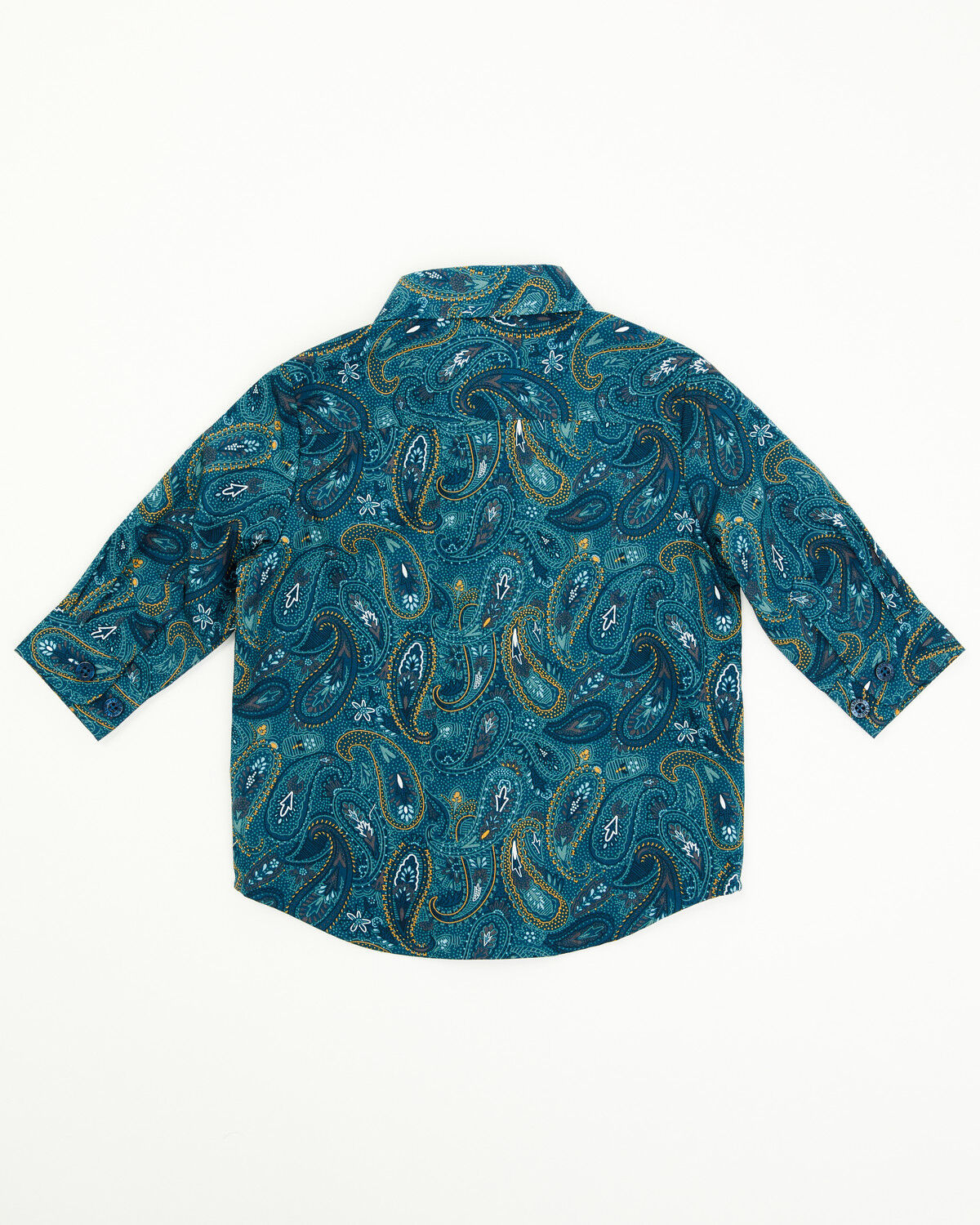 Cinch Infant Boys' Paisley Print Long Sleeve Button-Down Western Shirt