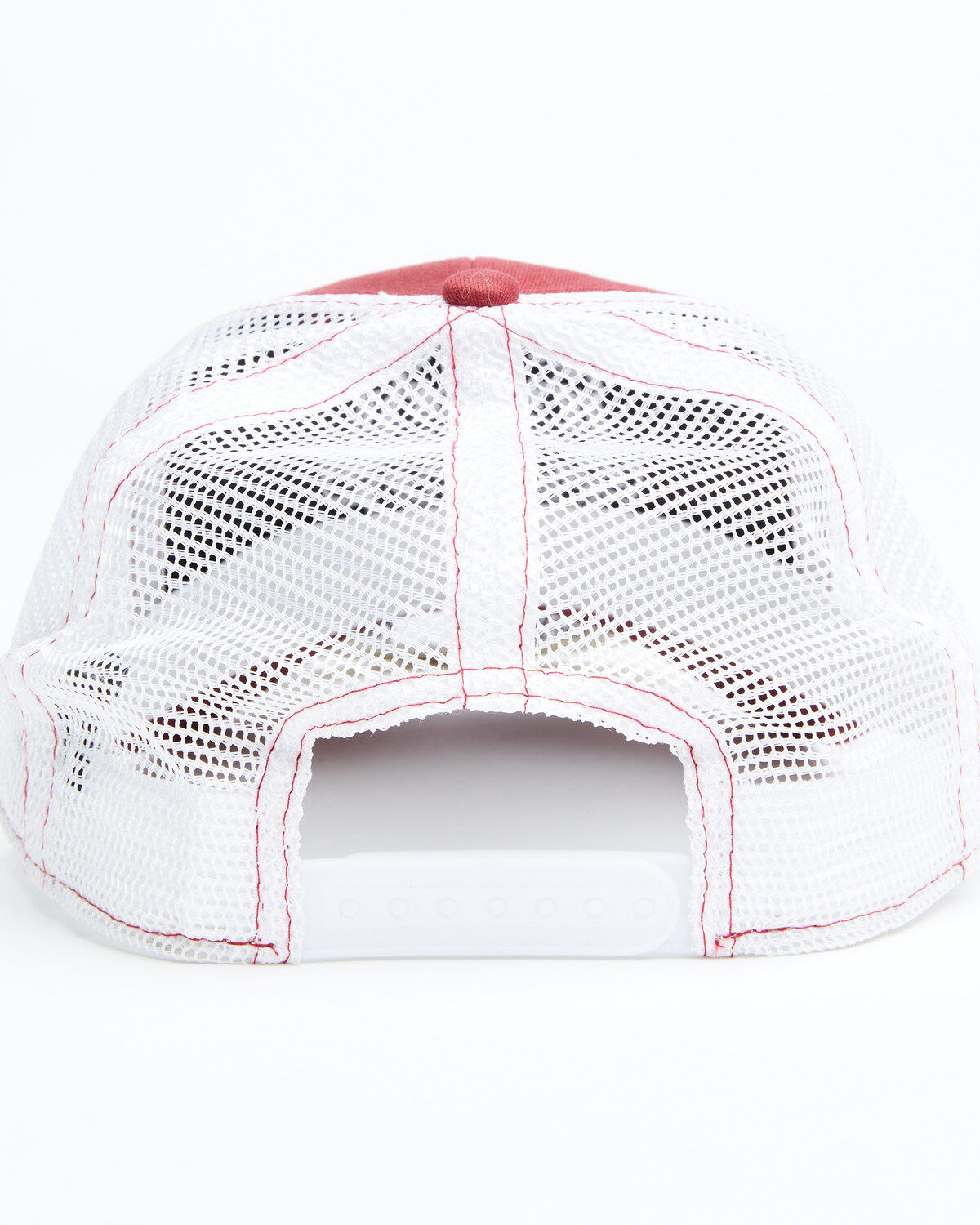 Moonshine Spirit Men's Red Horseshoe Embroidered Mesh-Back Ball Cap