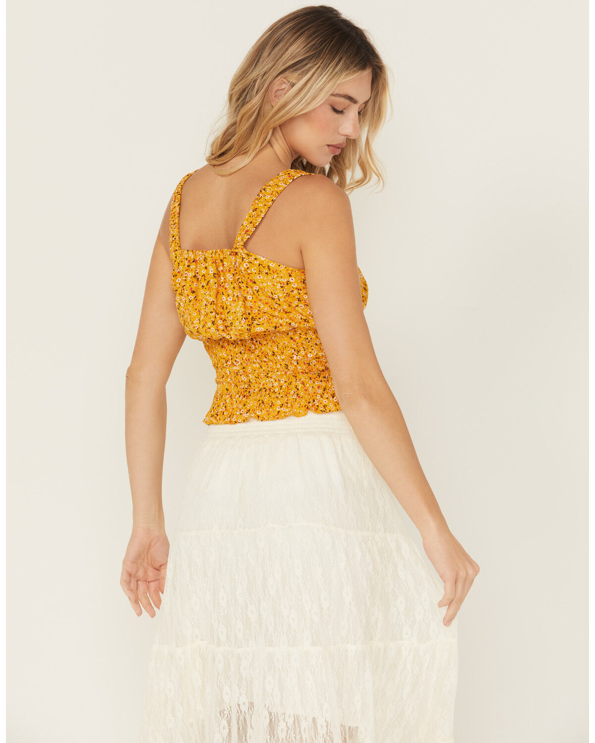 Shyanne Women's Floral Printed Sleeveless Tank Top