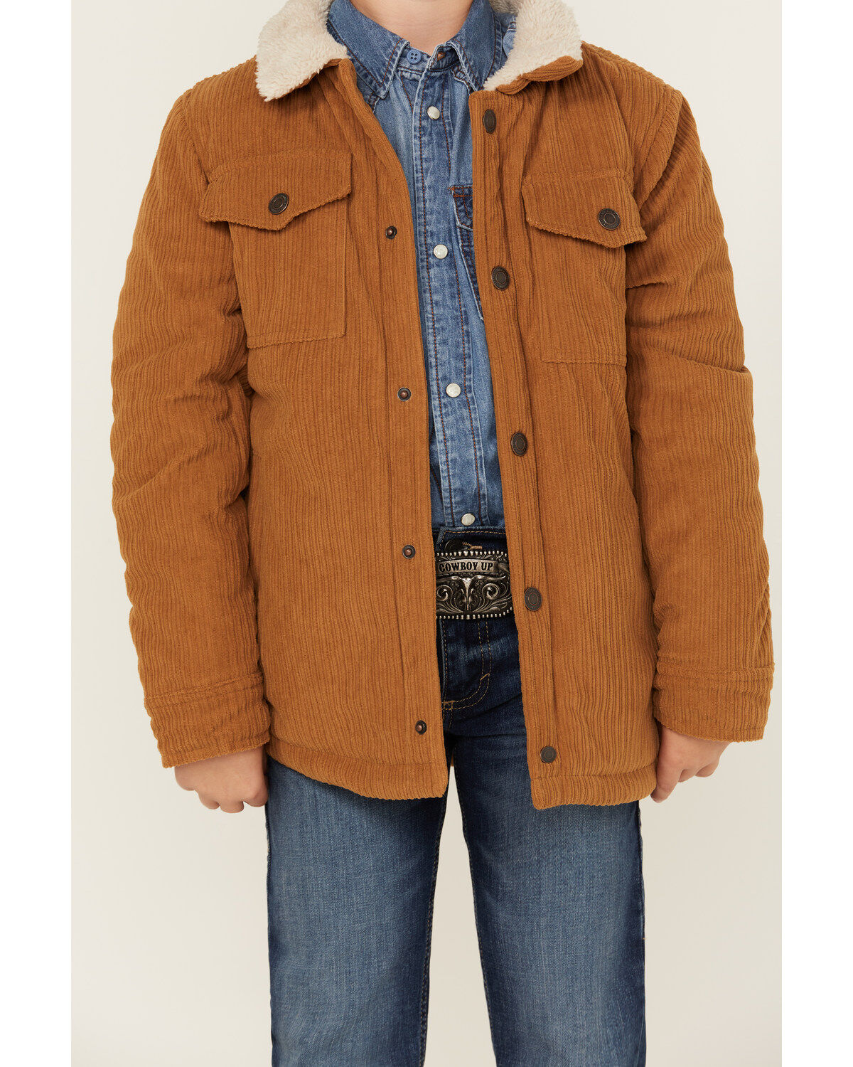 Urban Republic Boys' Sherpa Lined Corduroy Jacket