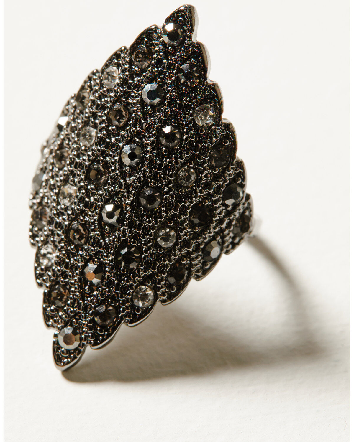 Shyanne Women's Enchanted Forest Pewter Diamond Statement Ring