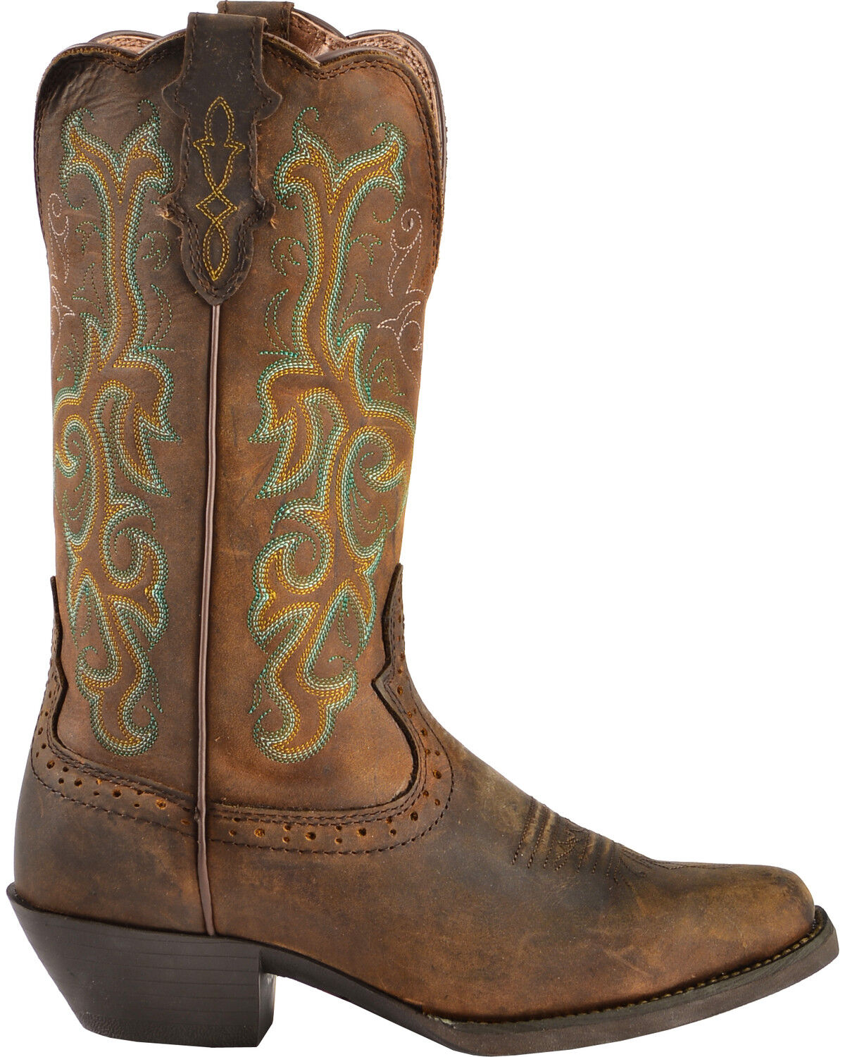 Justin Women's 12" Square Toe Stampede Western Boots