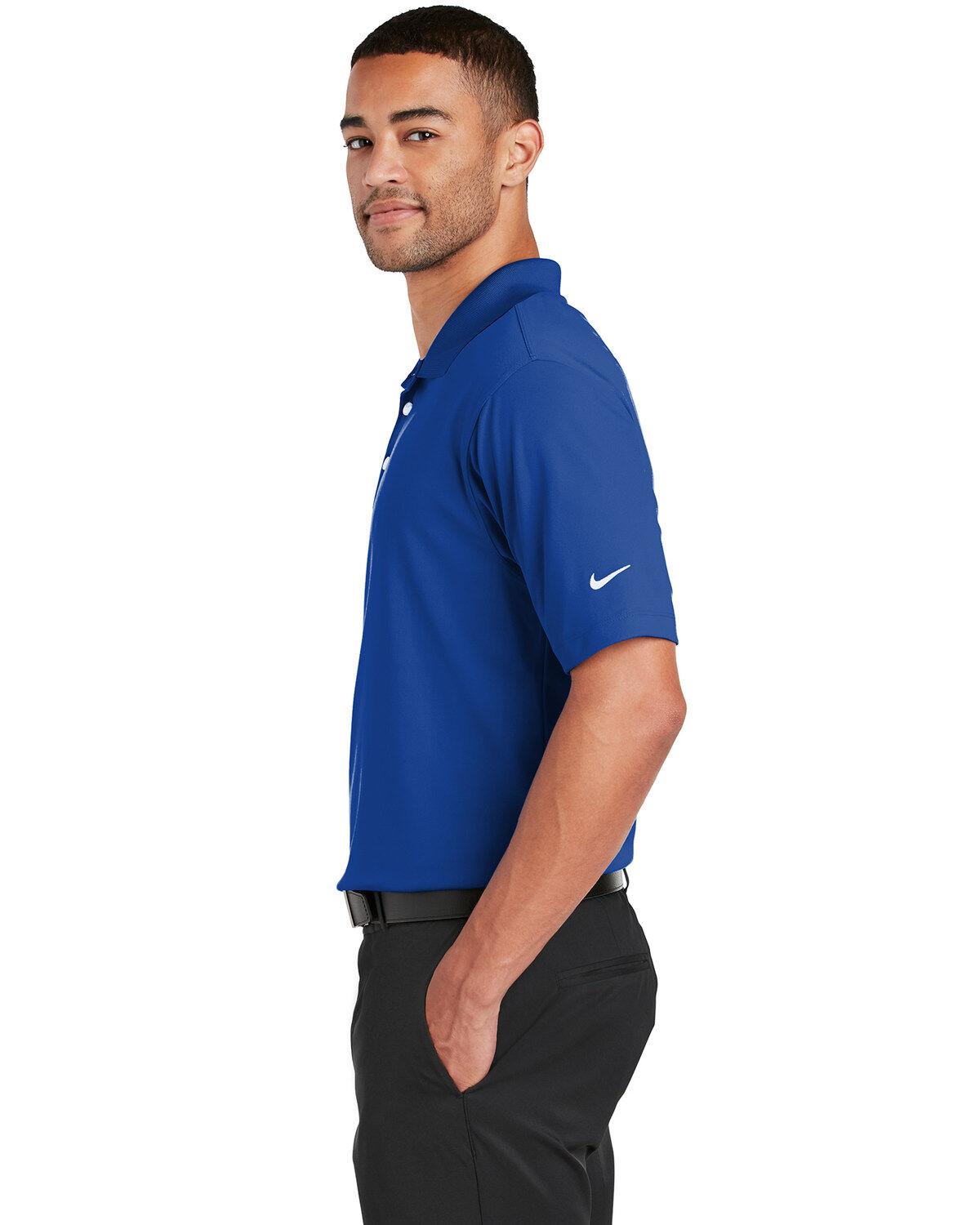Nike Golf Men's Dri-Fit Micro Pique Short Sleeve Work Polo Shirt - Tall
