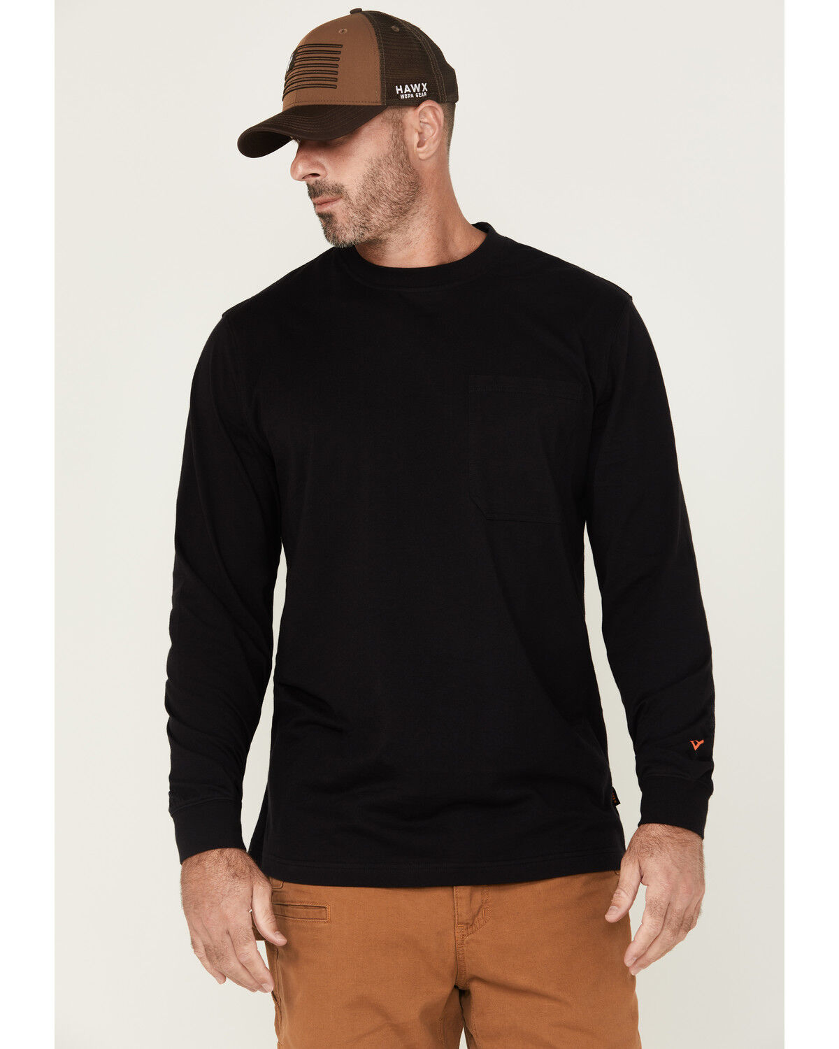 Hawx Men's Scream Long Sleeve Graphic Work Shirt