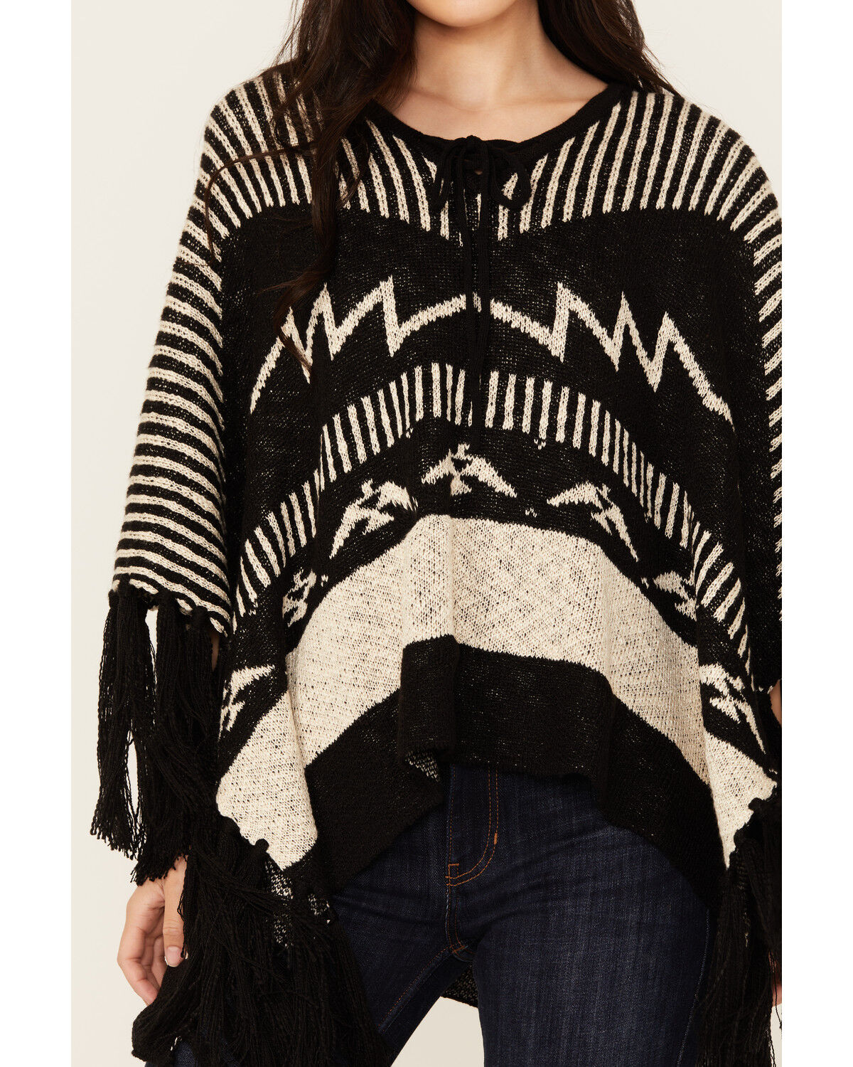 Idyllwind Women's Eatons Thunderbird Poncho Sweater